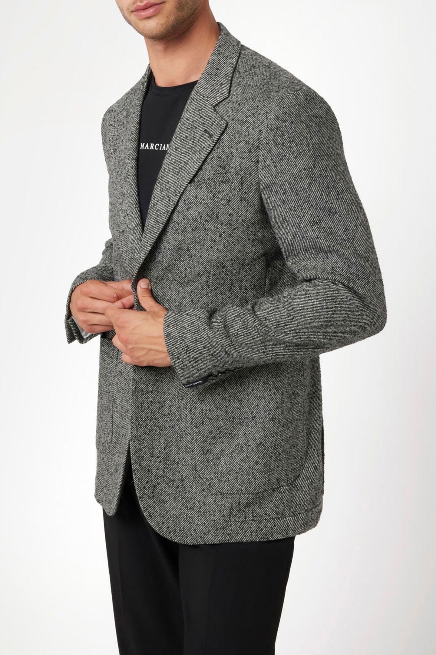 MARCIANO BY GUESS GRANT 2B PATCH PKTS SALT AND PEPPER 4