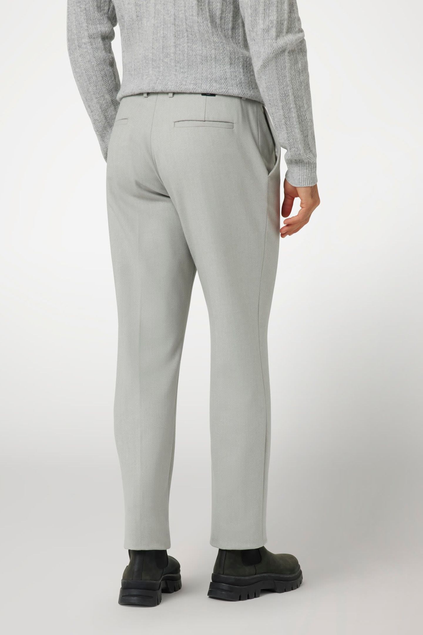 MARCIANO BY GUESS ROGER CLASSIC CHINO GREY HERRINGBONE 2