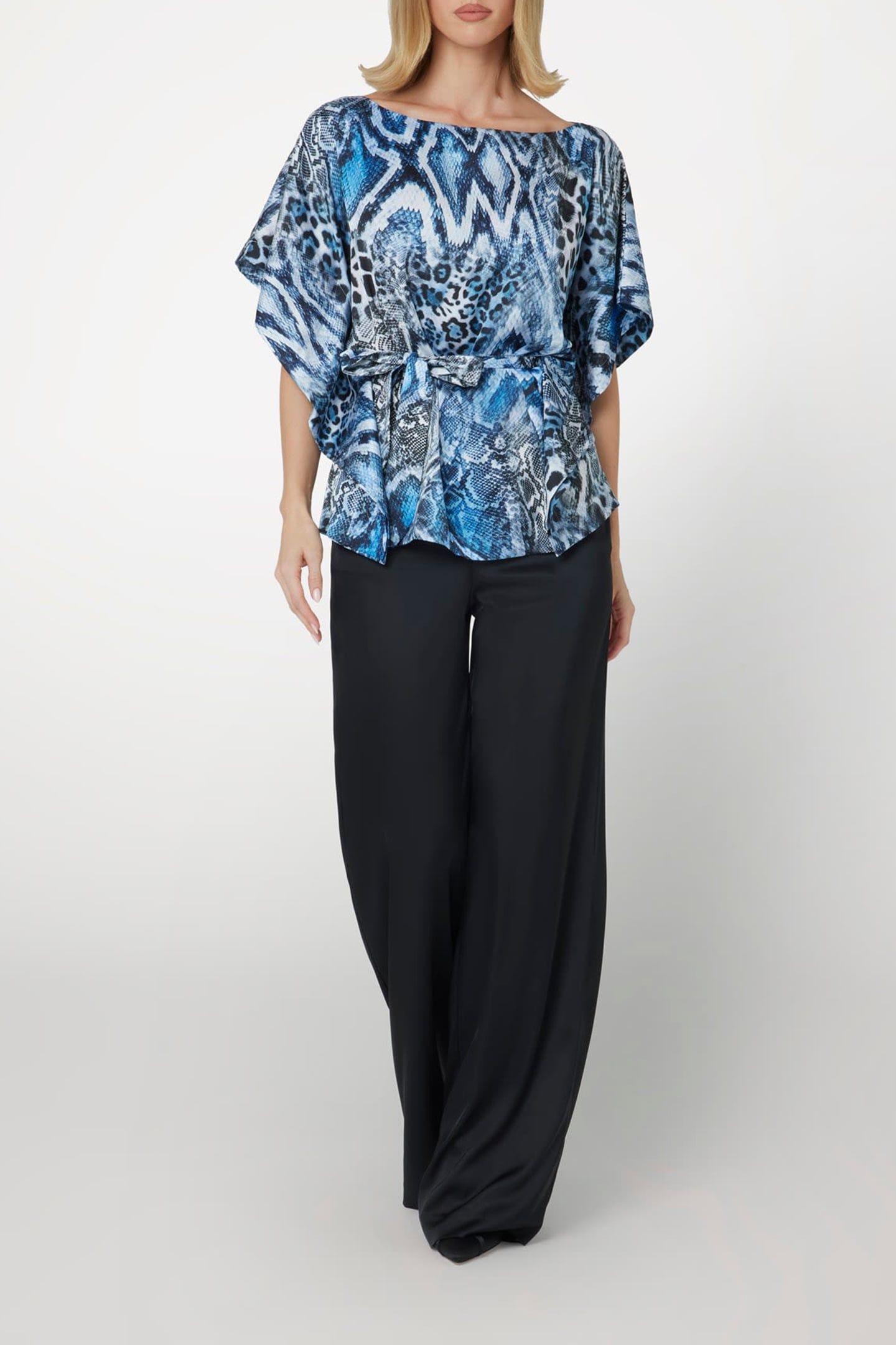 MARCIANO BY GUESS JOSETTE KIMONO MIDNIGHT SNAKE 3