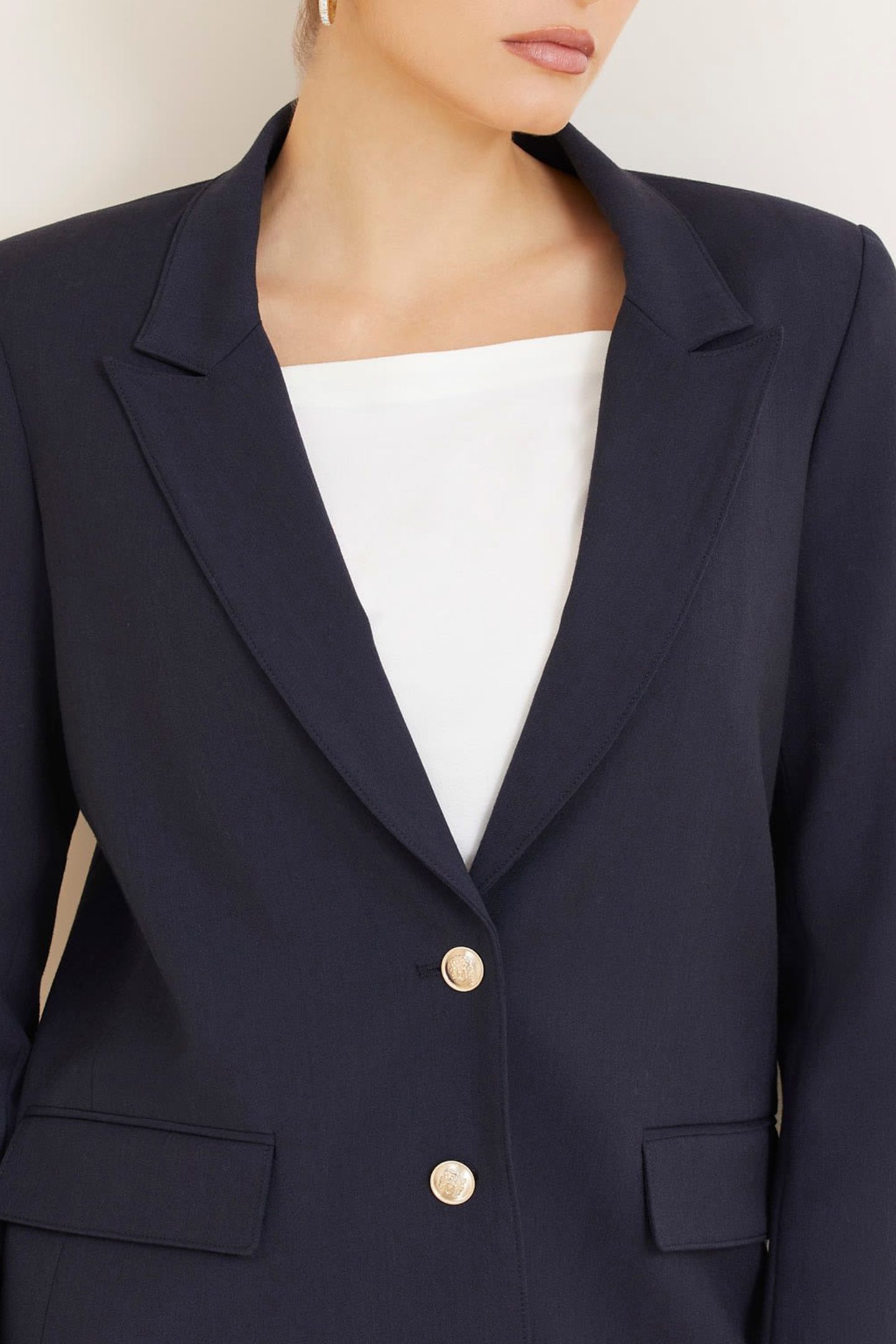 MARCIANO BY GUESS MAGDA BLAZER SMART BLUE MULTI 6