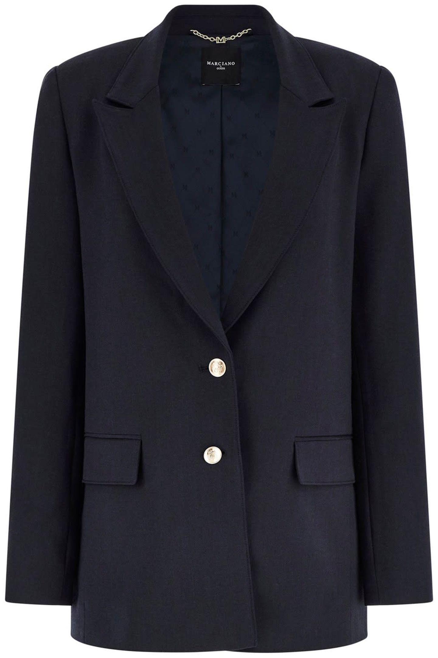 MARCIANO BY GUESS MAGDA BLAZER SMART BLUE MULTI 4