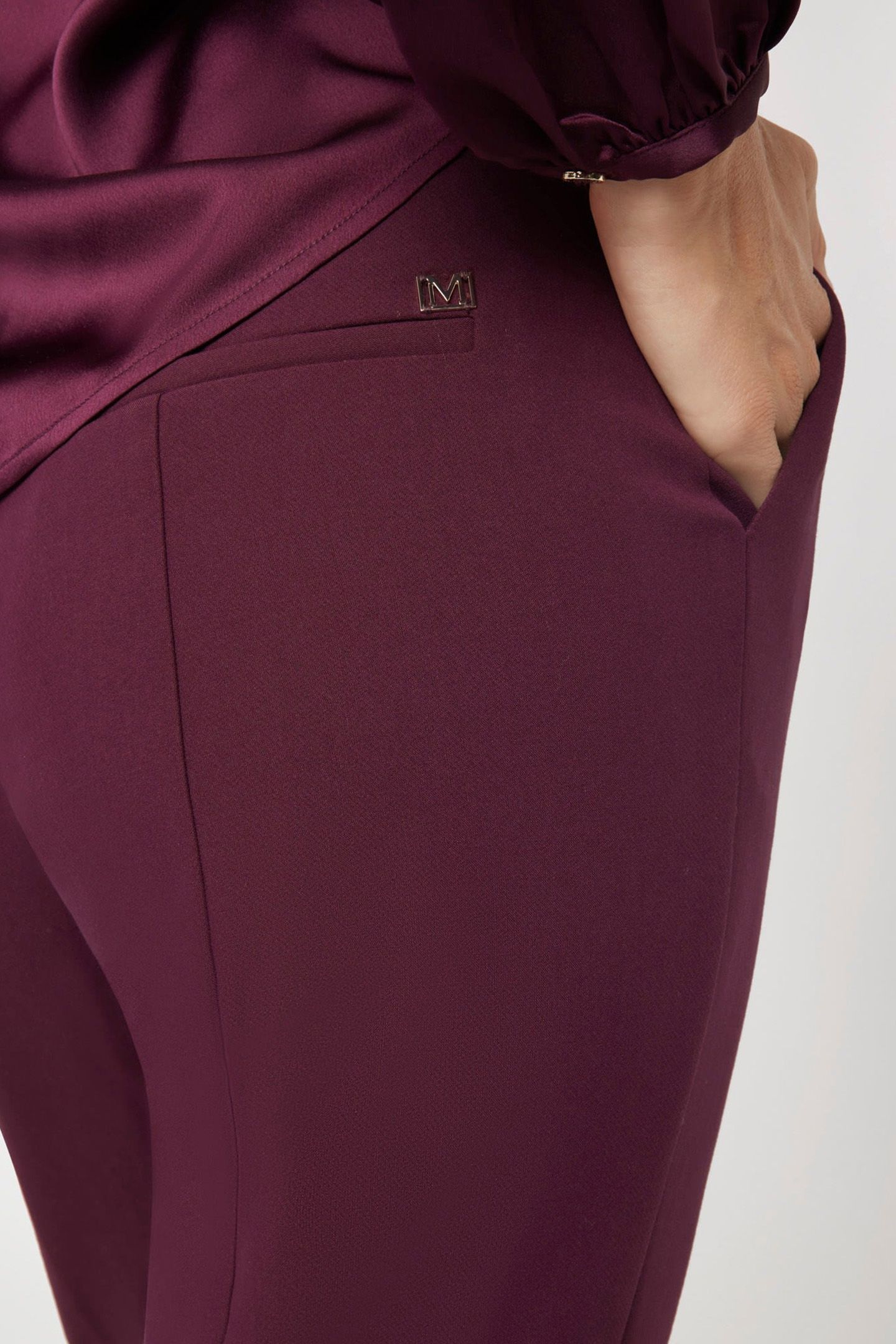 MARCIANO BY GUESS CELIA CHINO PANT REGAL PLUM 5