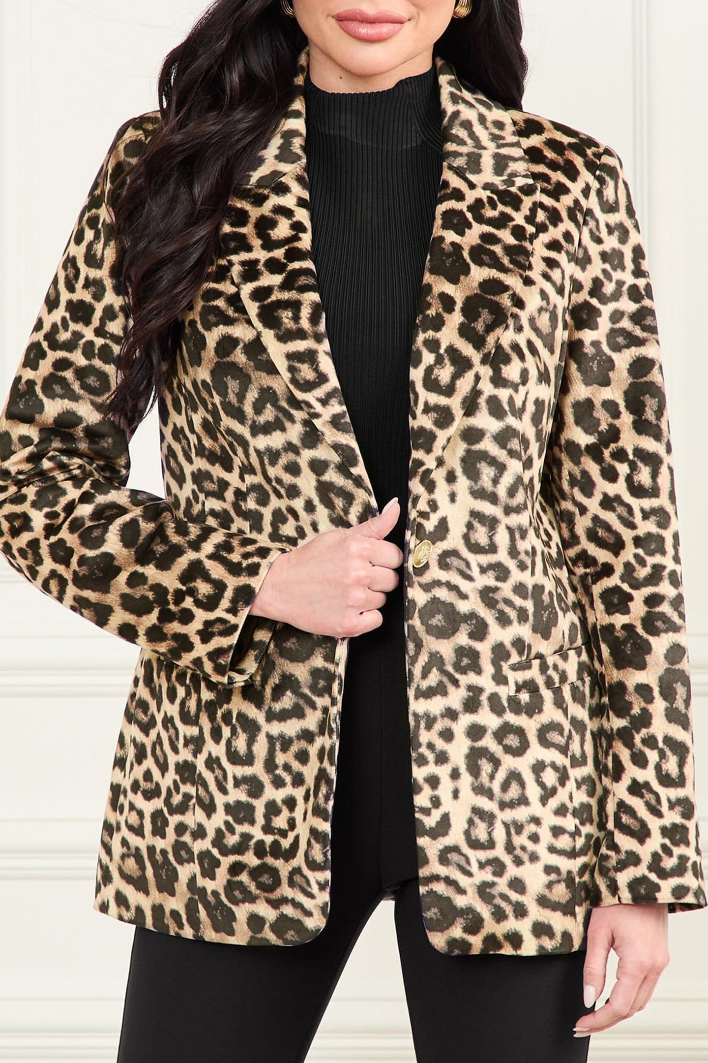 MARCIANO BY GUESS PAMELA BLAZER GLAM LEOPARD 6