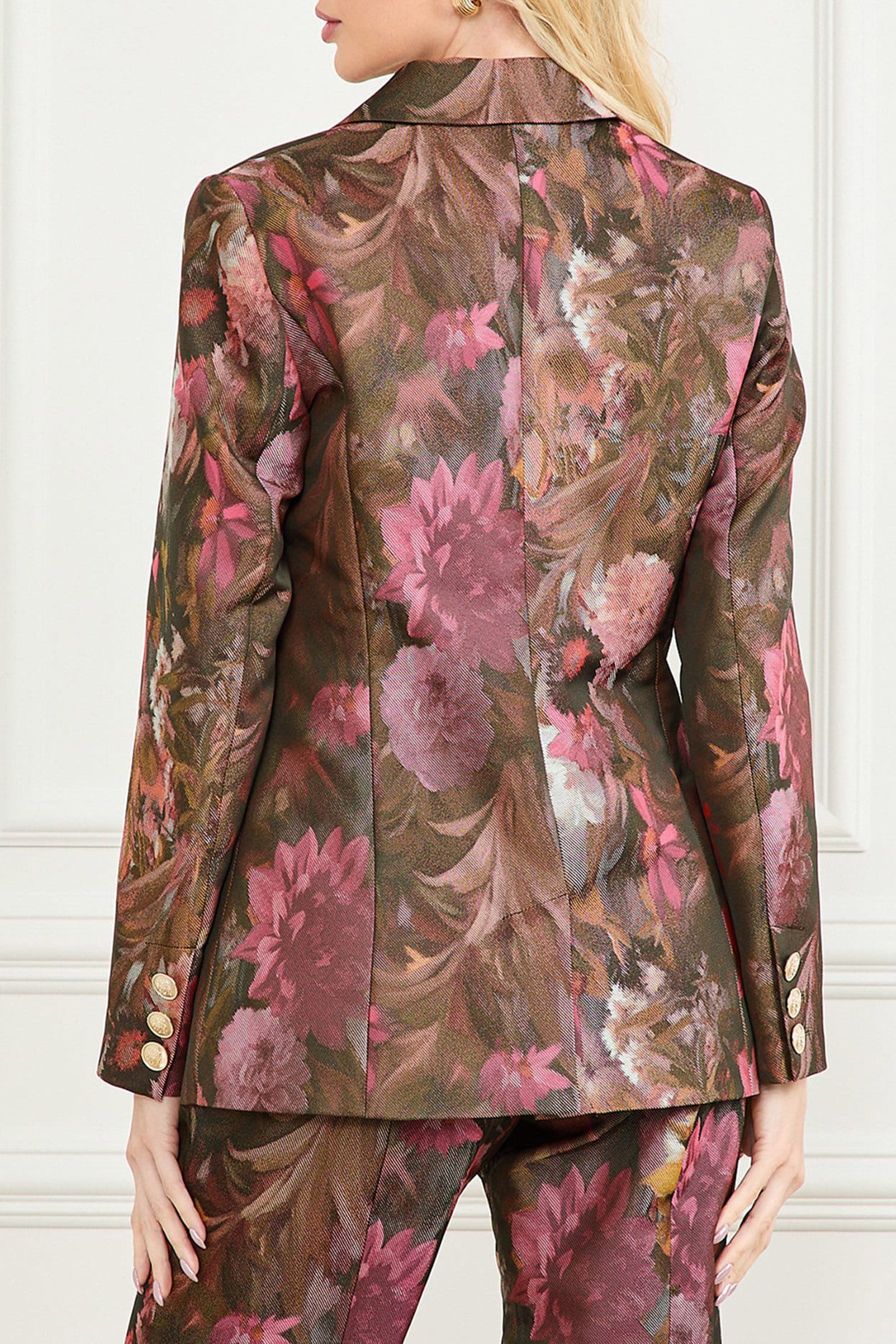 MARCIANO BY GUESS KATE BLAZER WILDWOOD JACQUARD 2