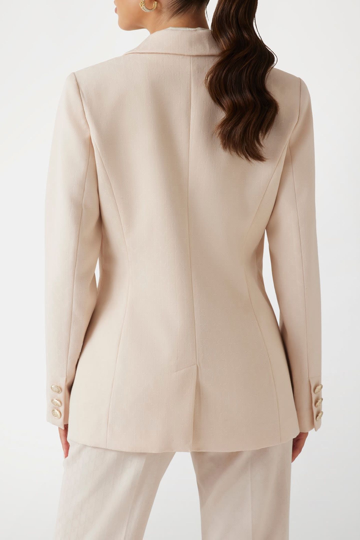 MARCIANO BY GUESS BLANCA BLAZER MUTED STONE MONOGRAM 2