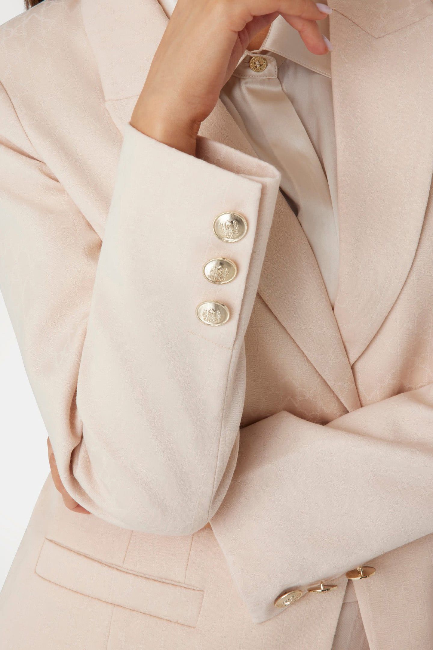 MARCIANO BY GUESS BLANCA BLAZER MUTED STONE MONOGRAM 5