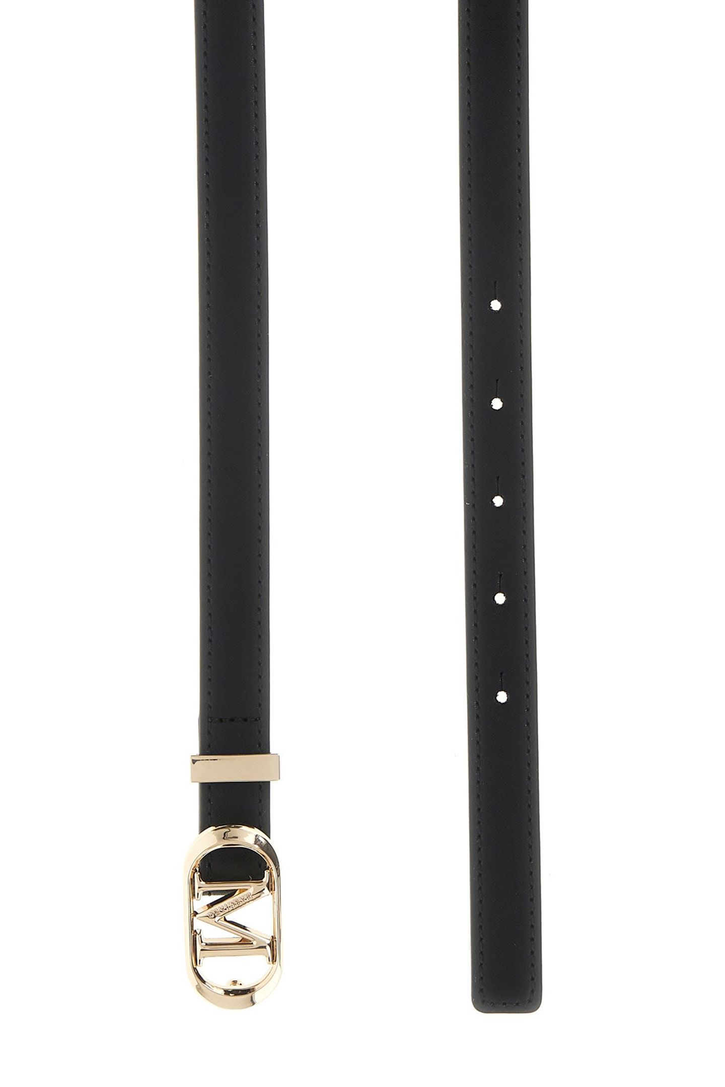 MARCIANO BY GUESS M BUCKLE BELT JET BLACK 2