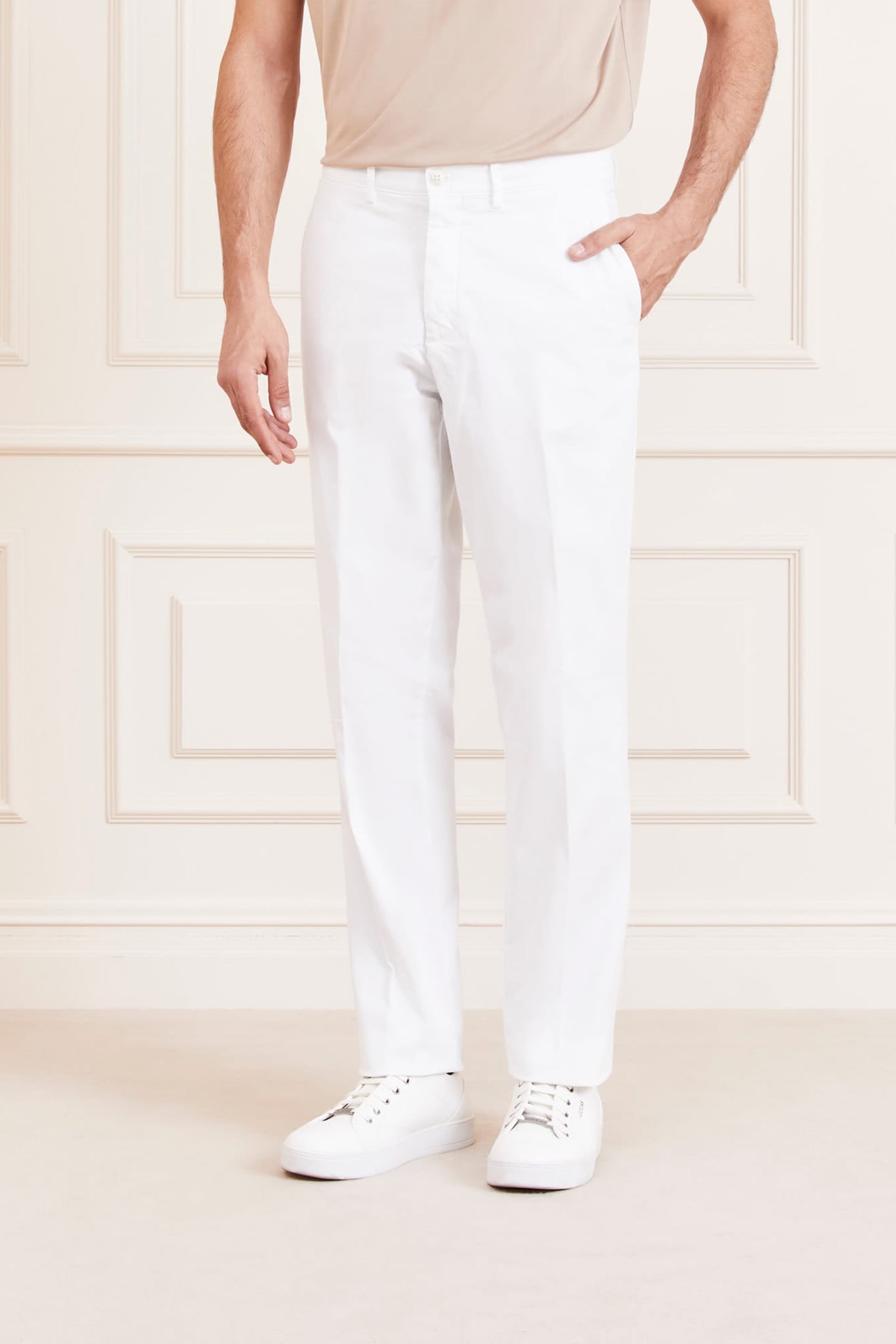 MARCIANO BY GUESS BEN URBAN CHINO SALT WHITE 1