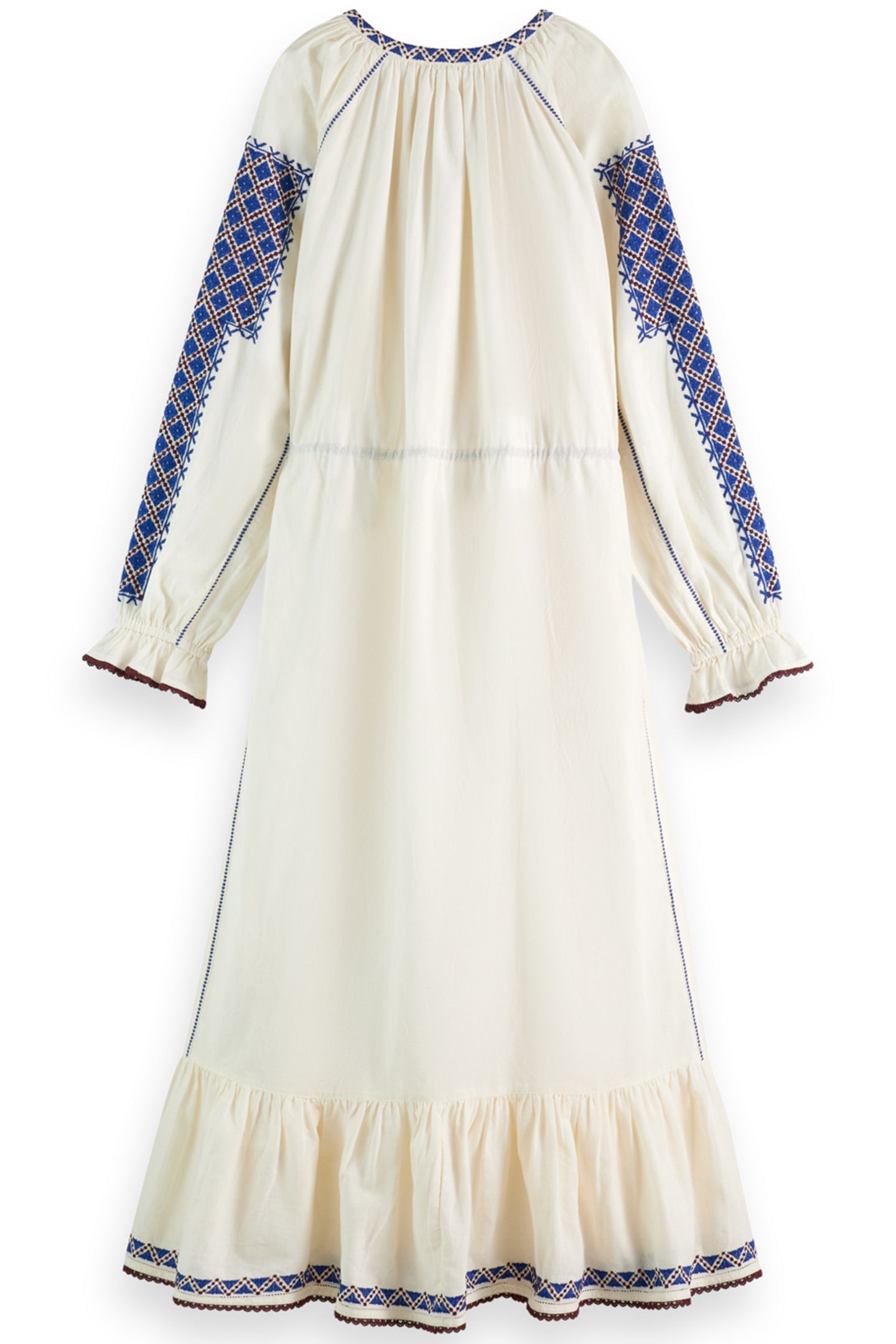 MAXI DRESS WITH EMBROIDERY DETAILS SOFT ICE 2