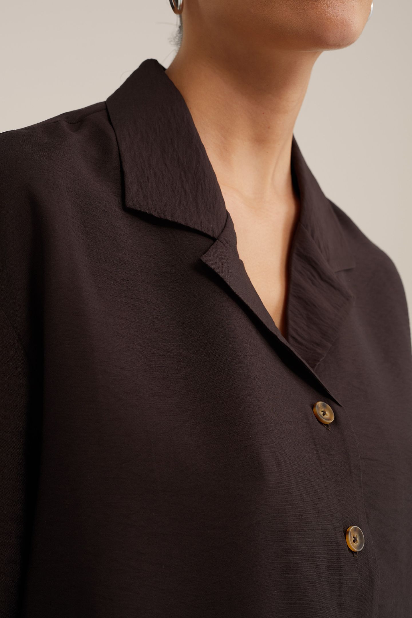 BLOUSE DARK BROWN 6