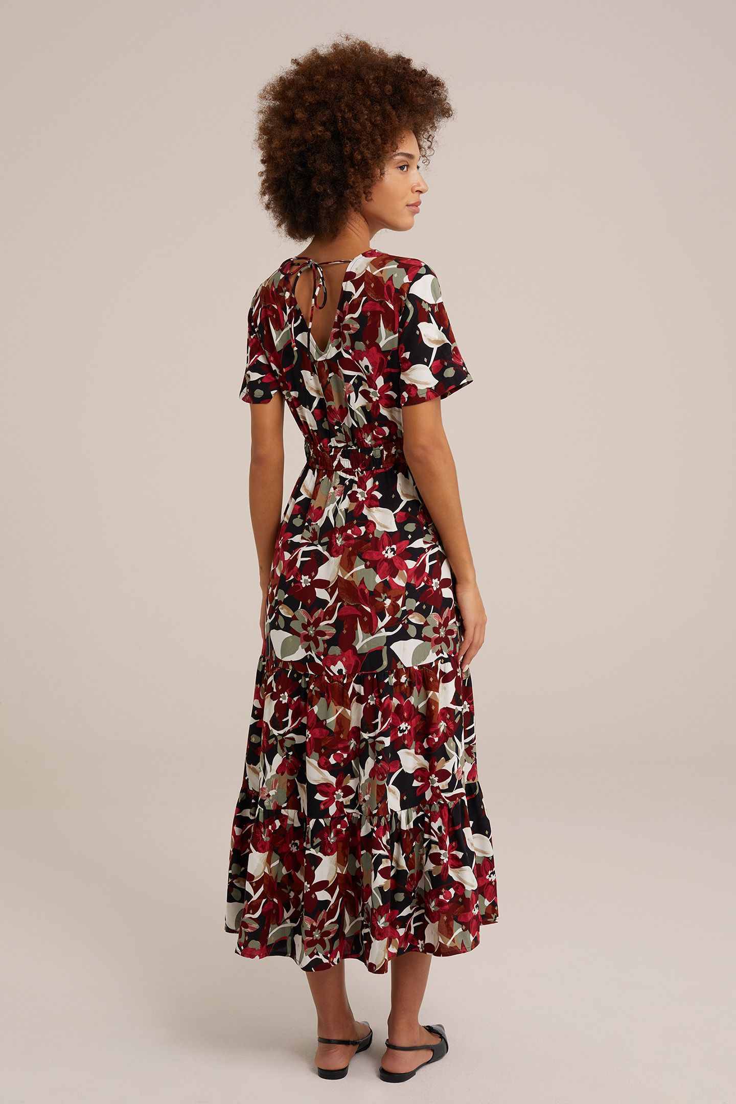 DRESS MAXI LENGTH MULTI-COLOURED 2