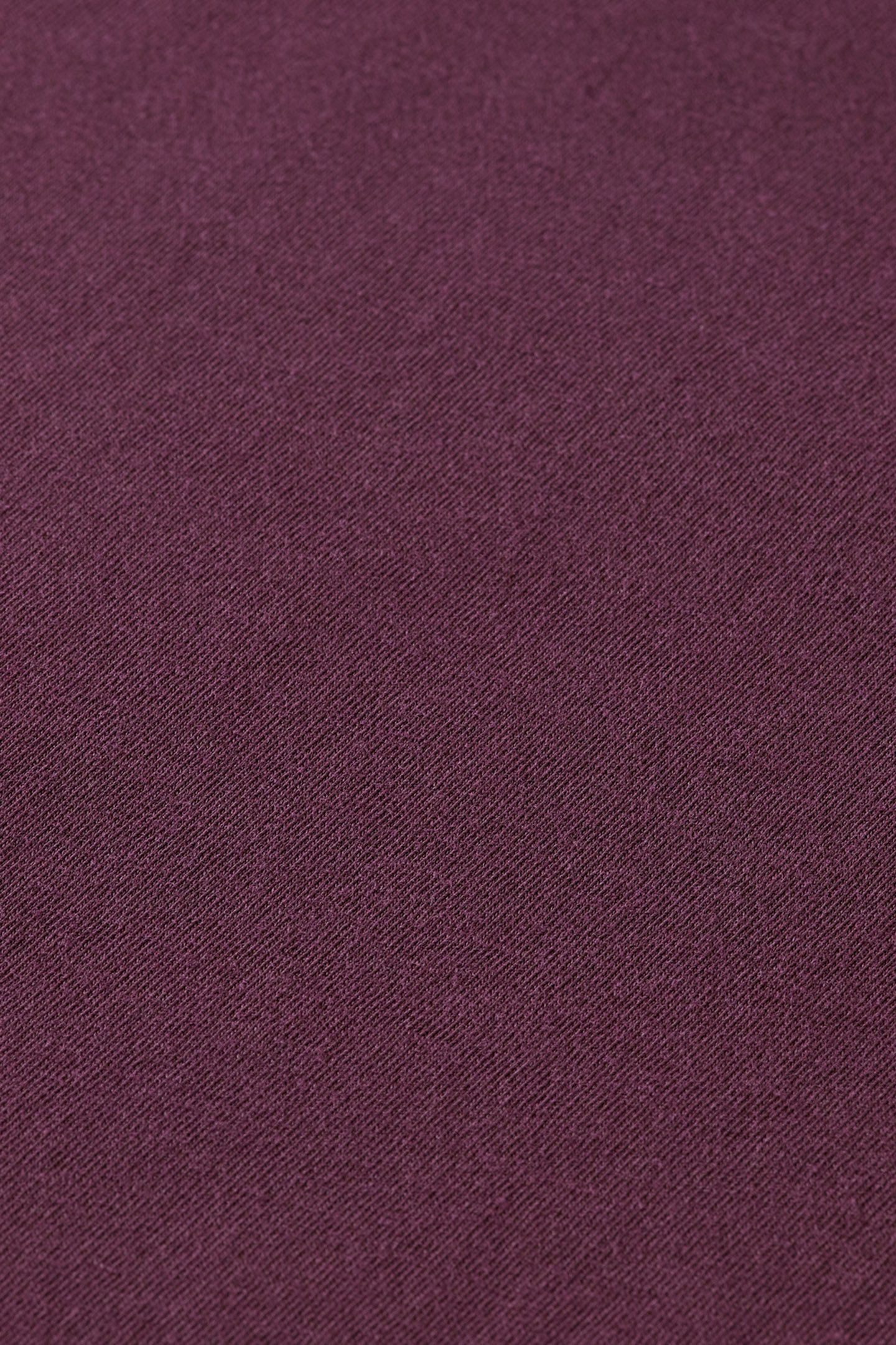RAW EDGE GARMENT DYE T-SHIRT BERRY 8