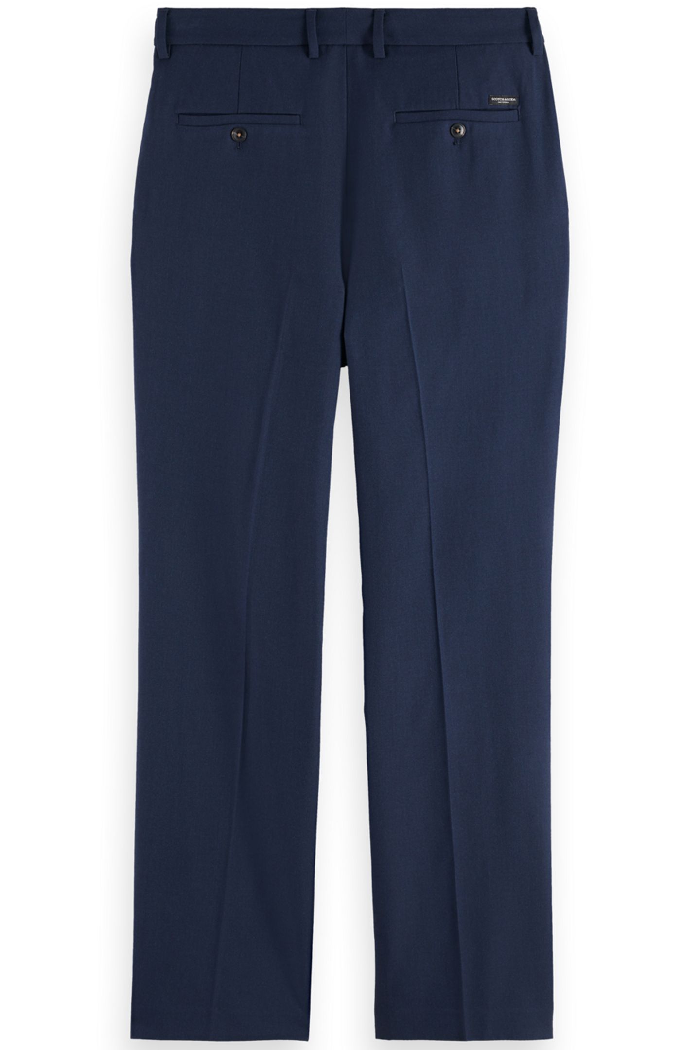 RELAXED STRAIGHT FIT PLEATED WOOL BLEND CHINO NIGHT 5