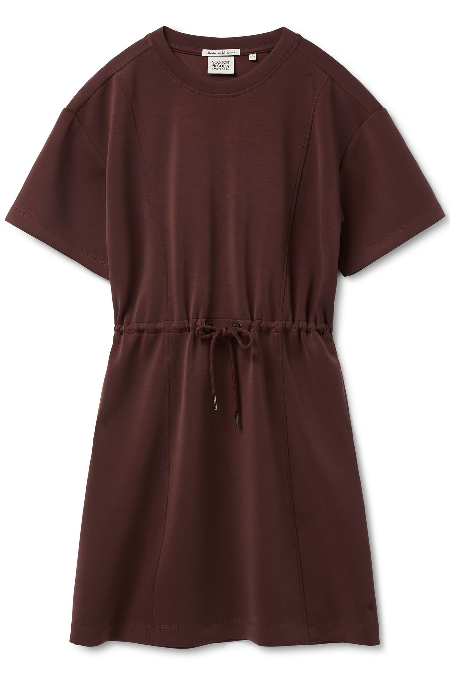 DRAWSTRING TEE DRESS PUCE 3