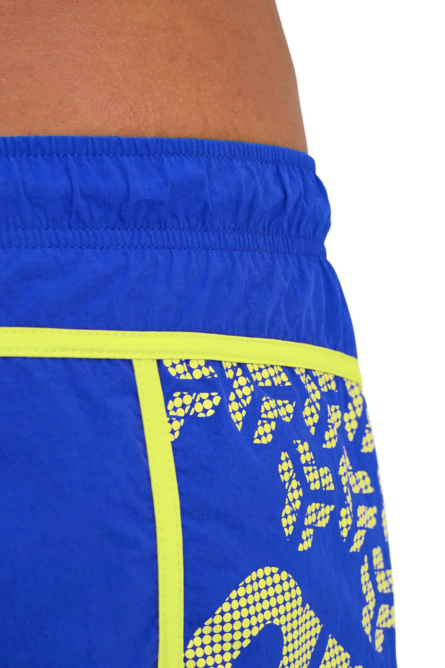 MEN'S ARENA PRO-FILE BEACH BOXER LOGO NEON BLUE-SOFT GREEN 4