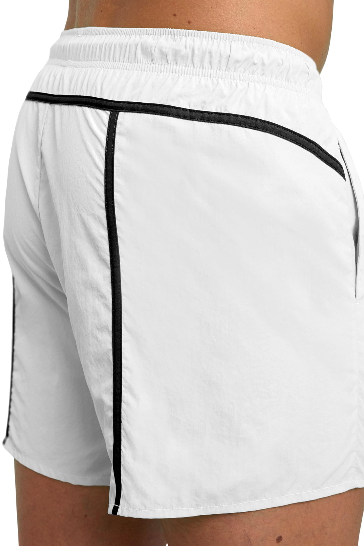 MEN'S ARENA PRO-FILE BEACH X-SHORT WHITE-NAVY 4