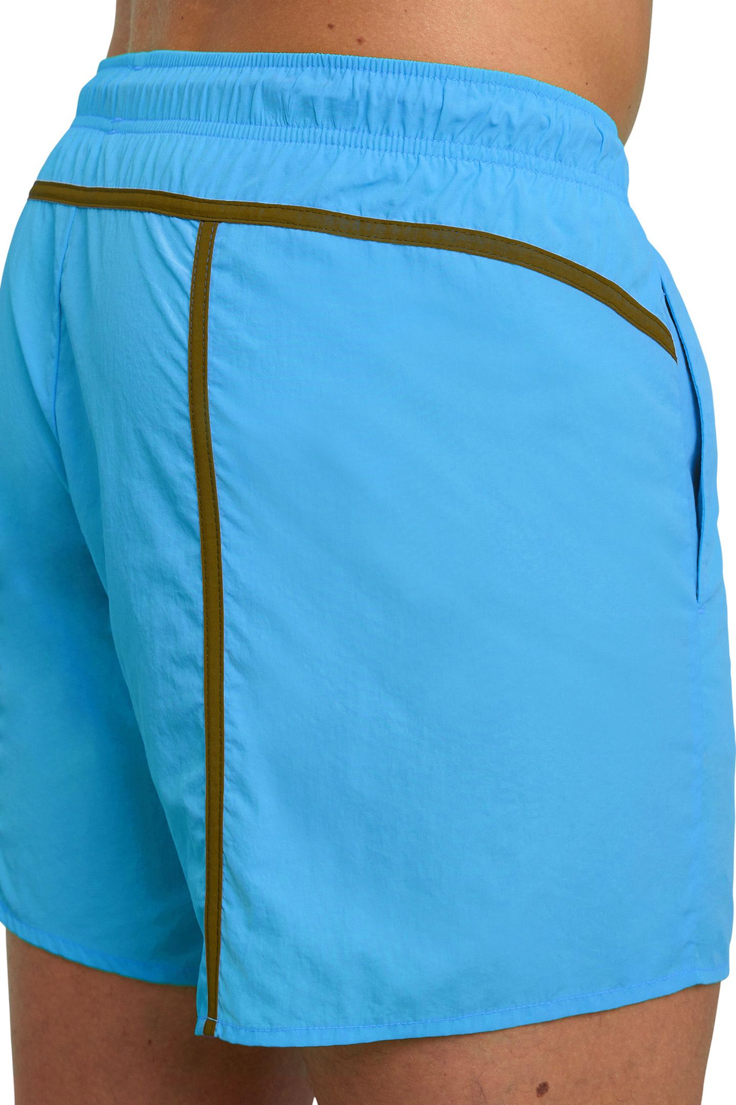 MEN'S ARENA PRO-FILE BEACH SHORT TURQUOISE-DARK OLIVE 4