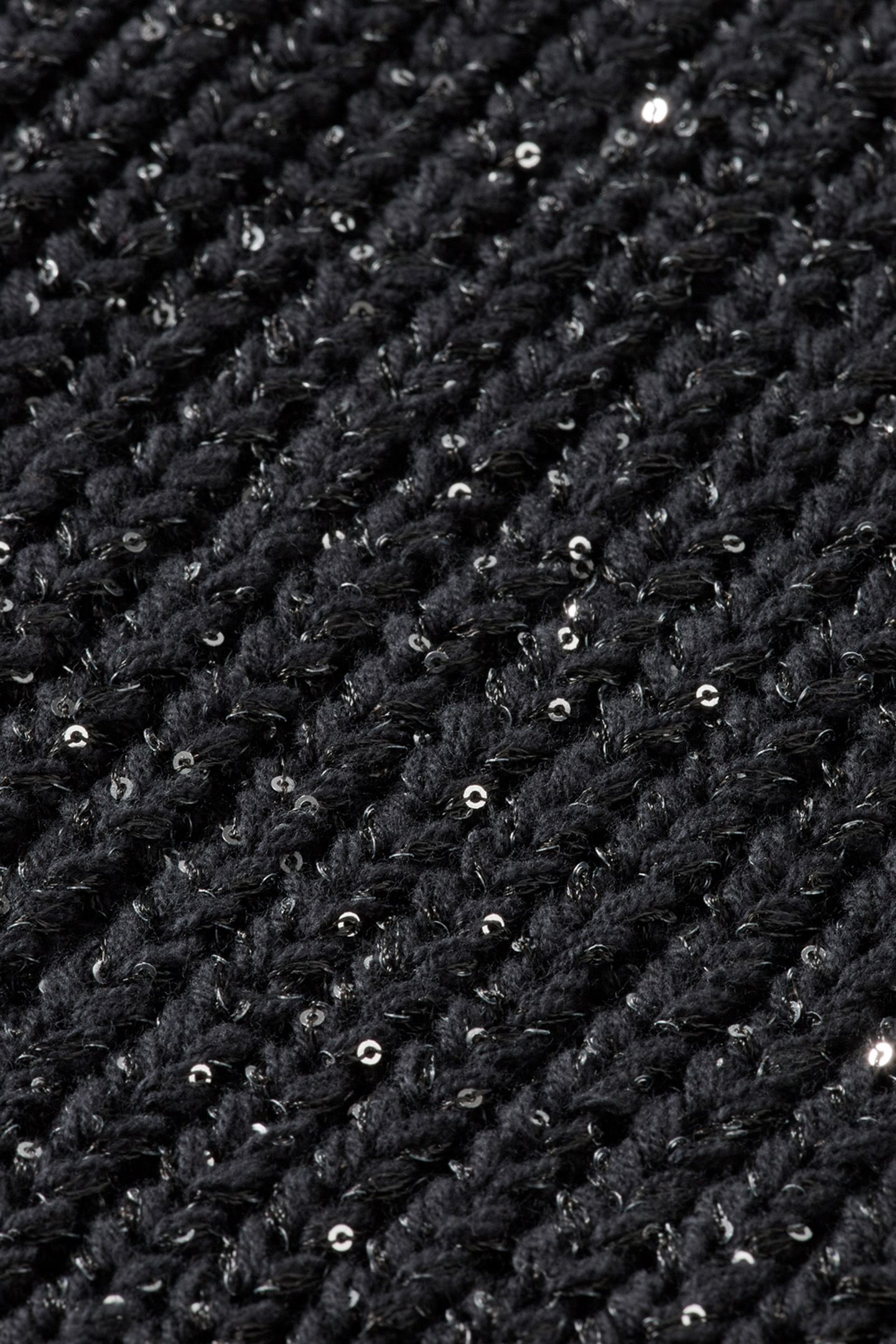 SEQUIN MID LENGTH CARDIGAN EVENING BLACK 3