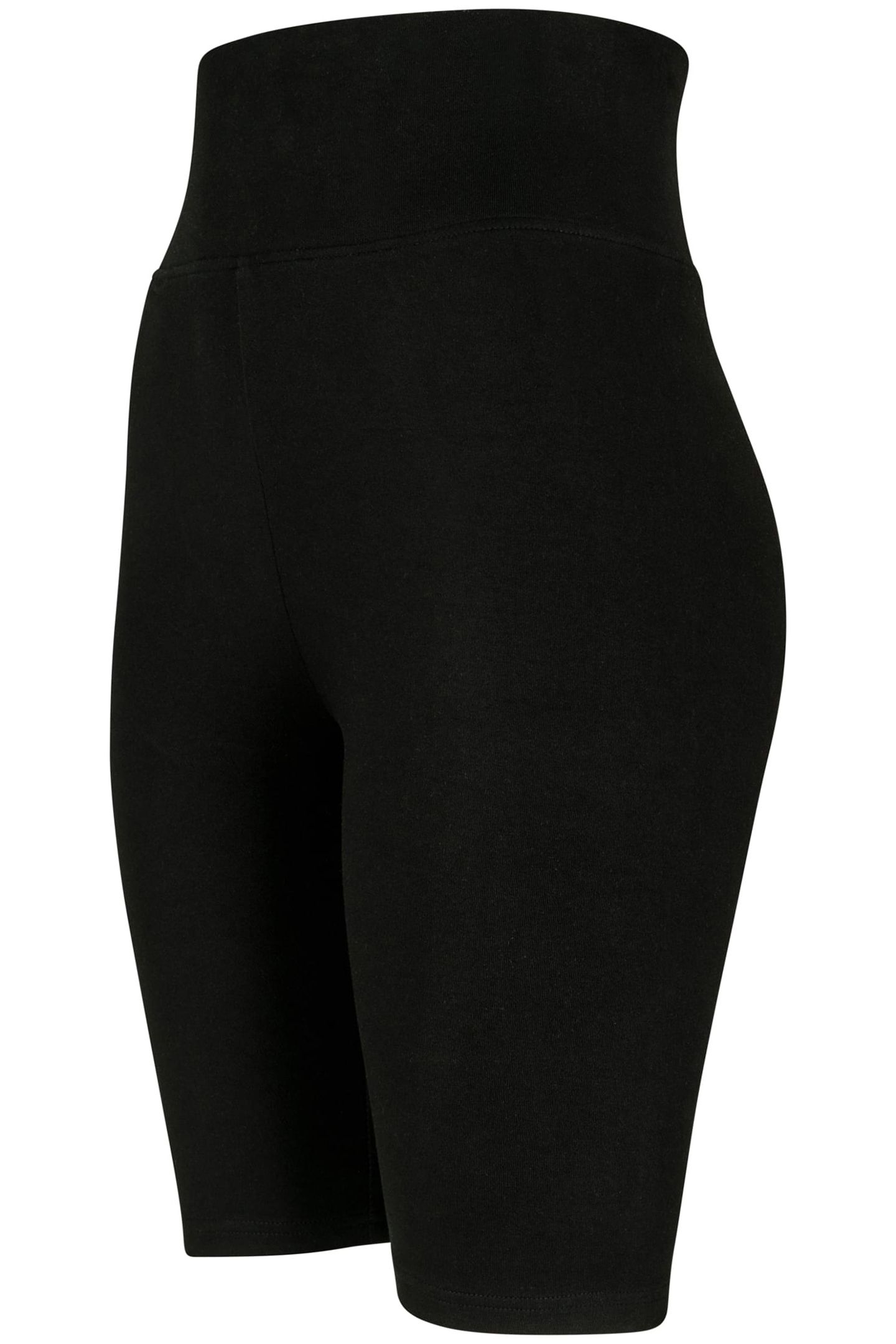 LADIES HIGH WAIST CYCLE SHORTS BLACK 4