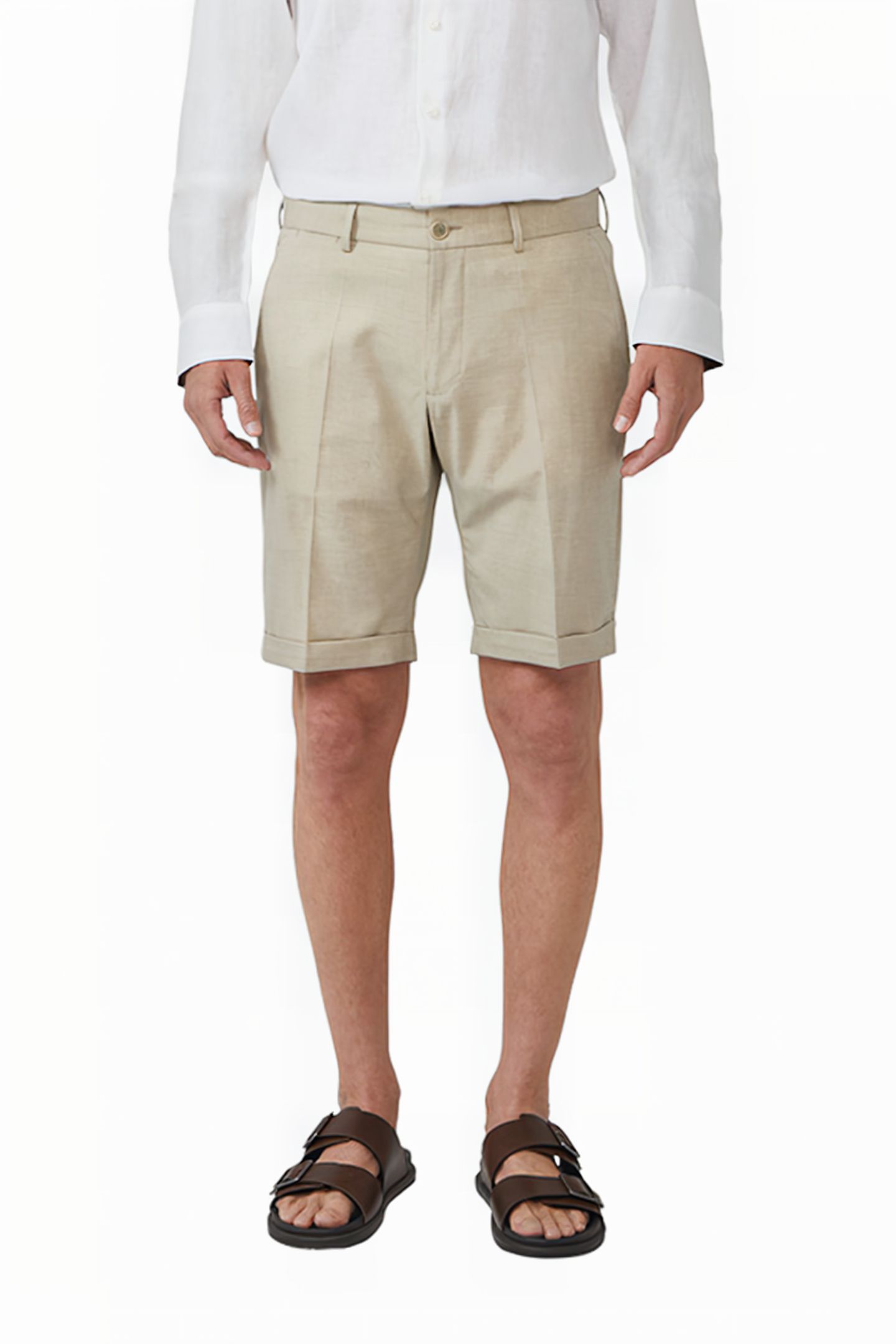 S.OLIVER SHORTS BROWN 1