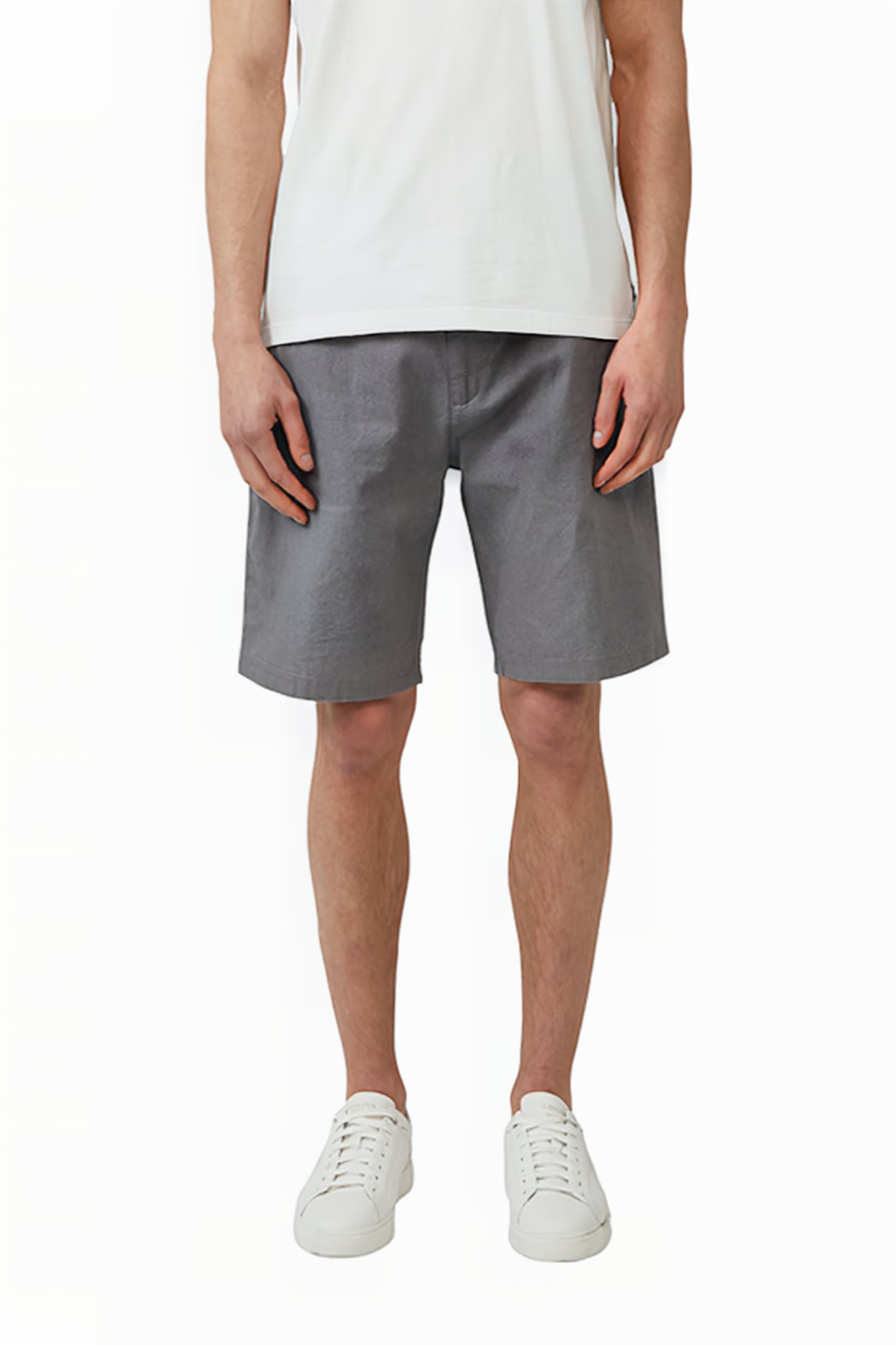 S.OLIVER SHORTS GREY/BLACK 1