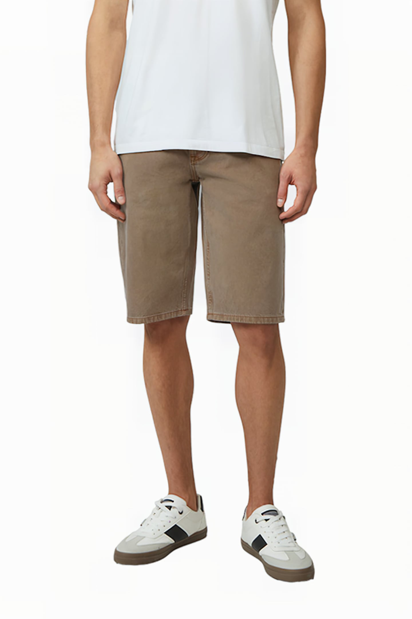 S.OLIVER JEANS SHORTS BROWN 1