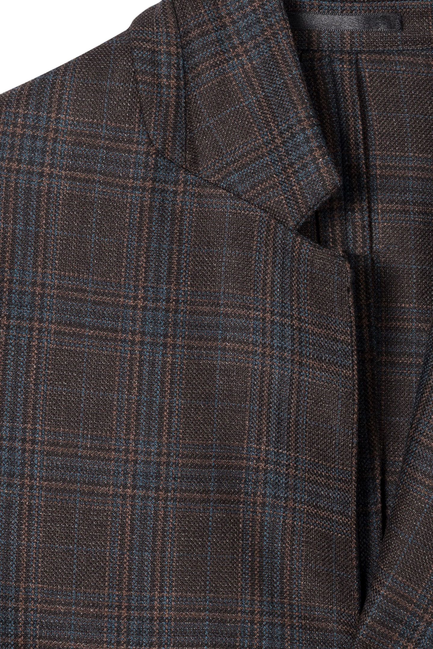 MENS 2 BUTTON PATCH POCKET JACKET BROWN 3