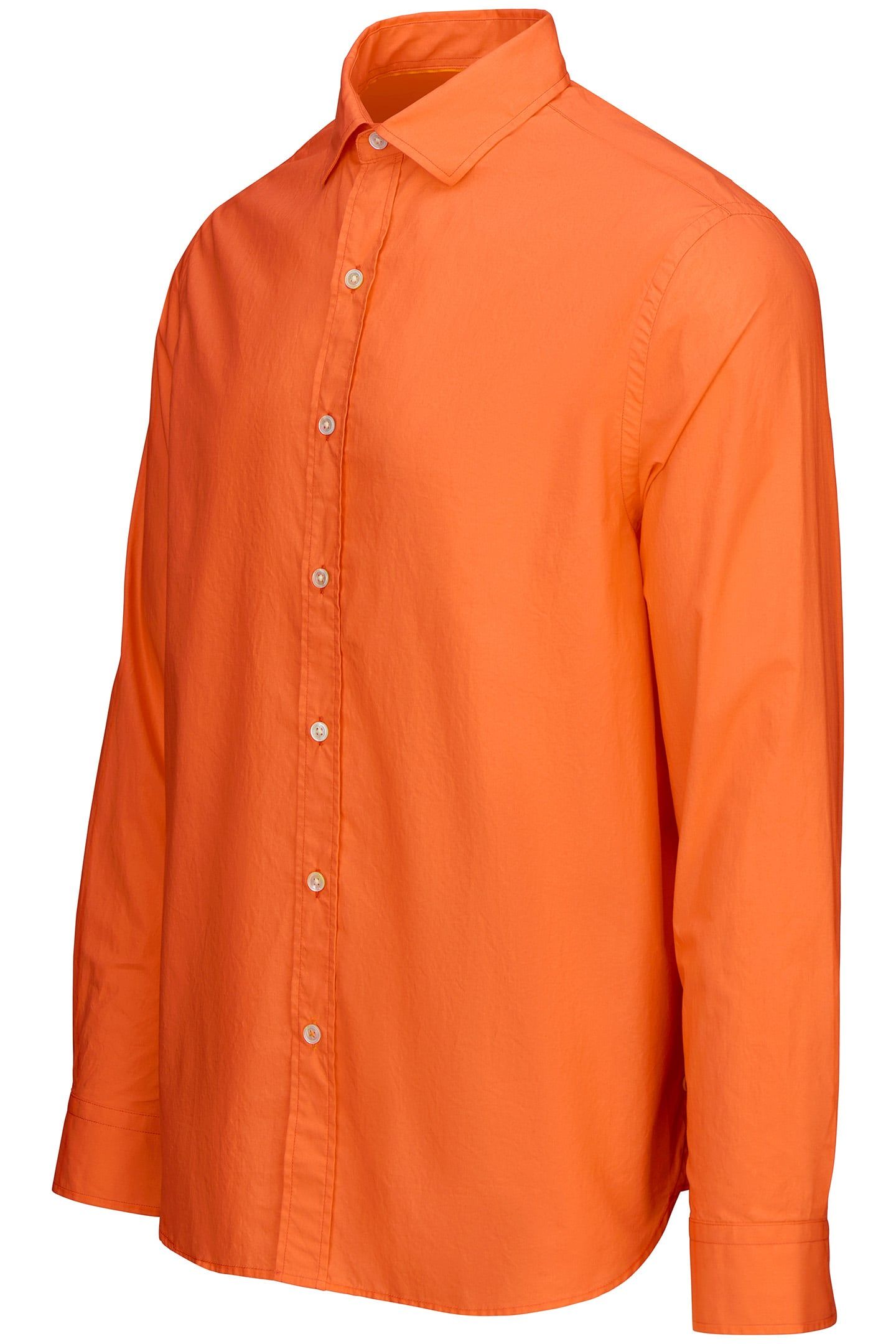 MALFA GARMENT DYE SHIRT ARANCIA 3