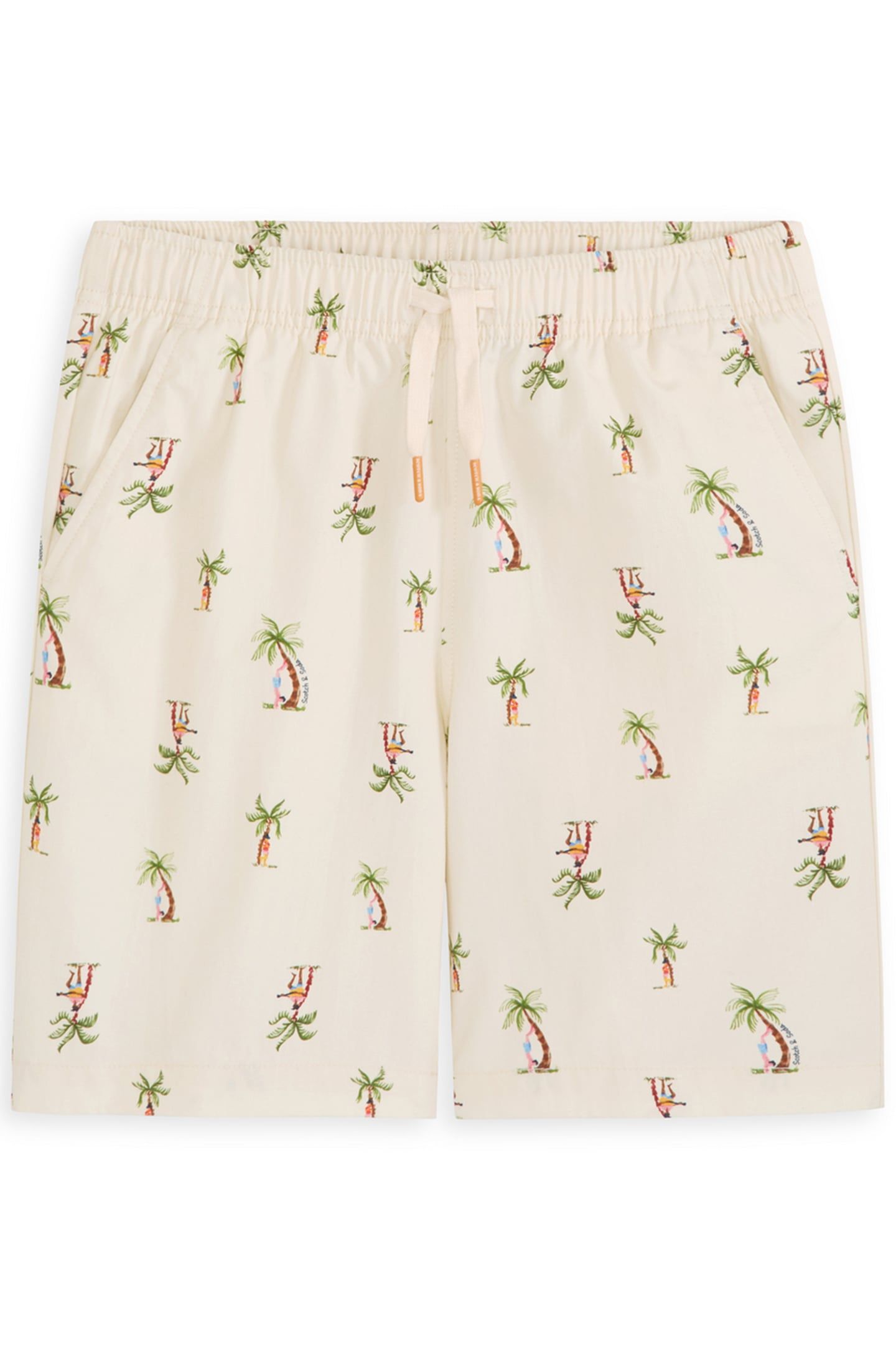BOYS S&S HALF PANAMA SHORT NATURAL 1