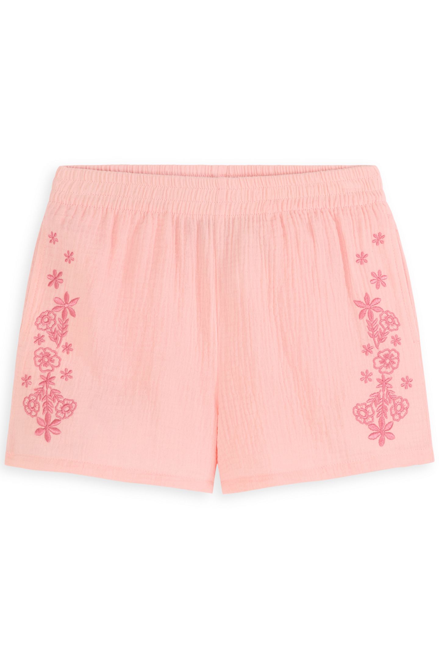 GIRLS S&S COTTON FASHION SHORT LT PASTEL PINK 1