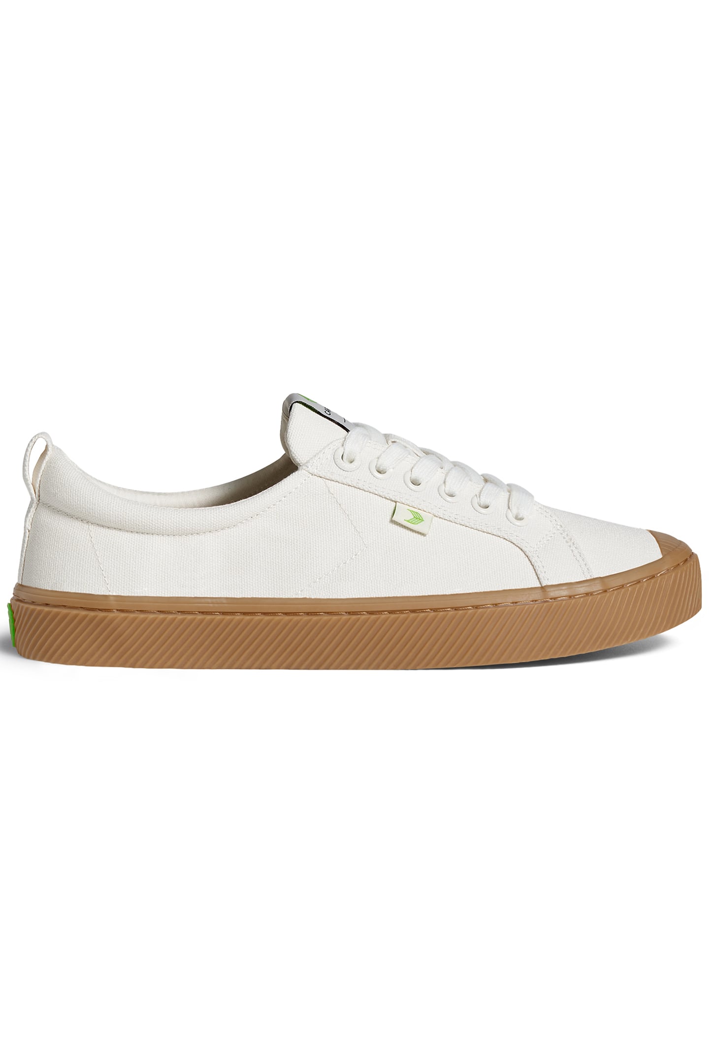 OCA LOW GUM OFF-WHITE CANVAS SNEAKER 1