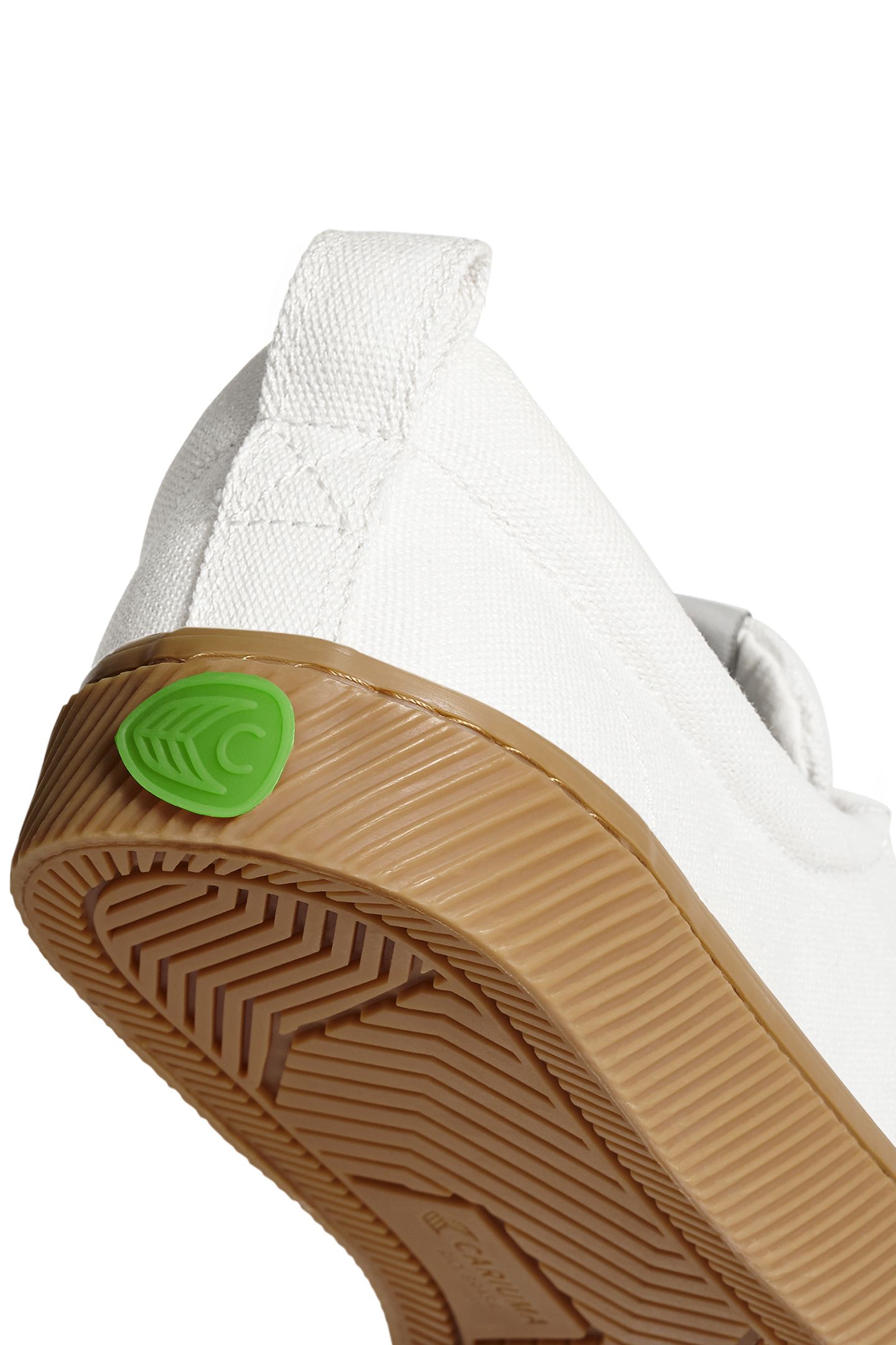 OCA LOW GUM OFF-WHITE CANVAS SNEAKER 4