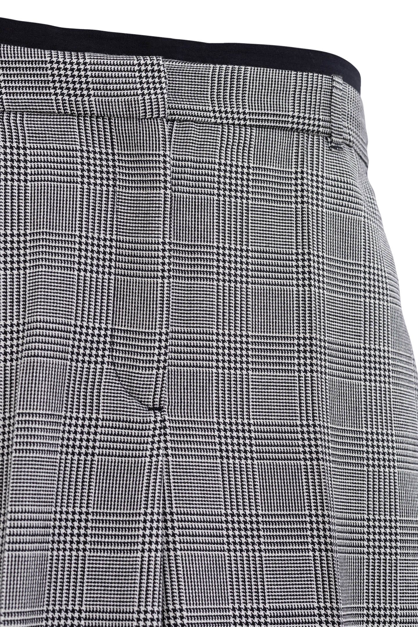 BLACK PRINCE OF WALES LUREX SUIT PANTS 5