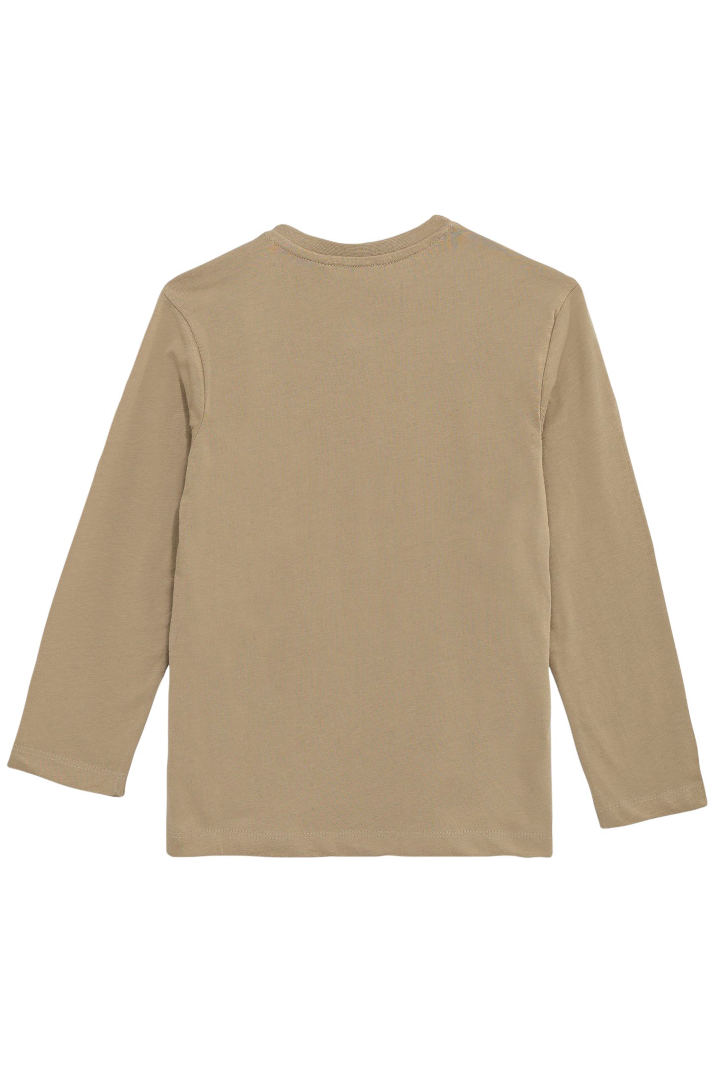 BOY'S CAMEL ORGANIC COTTON SKULL AND CROSSBONES T-SHIRT 2