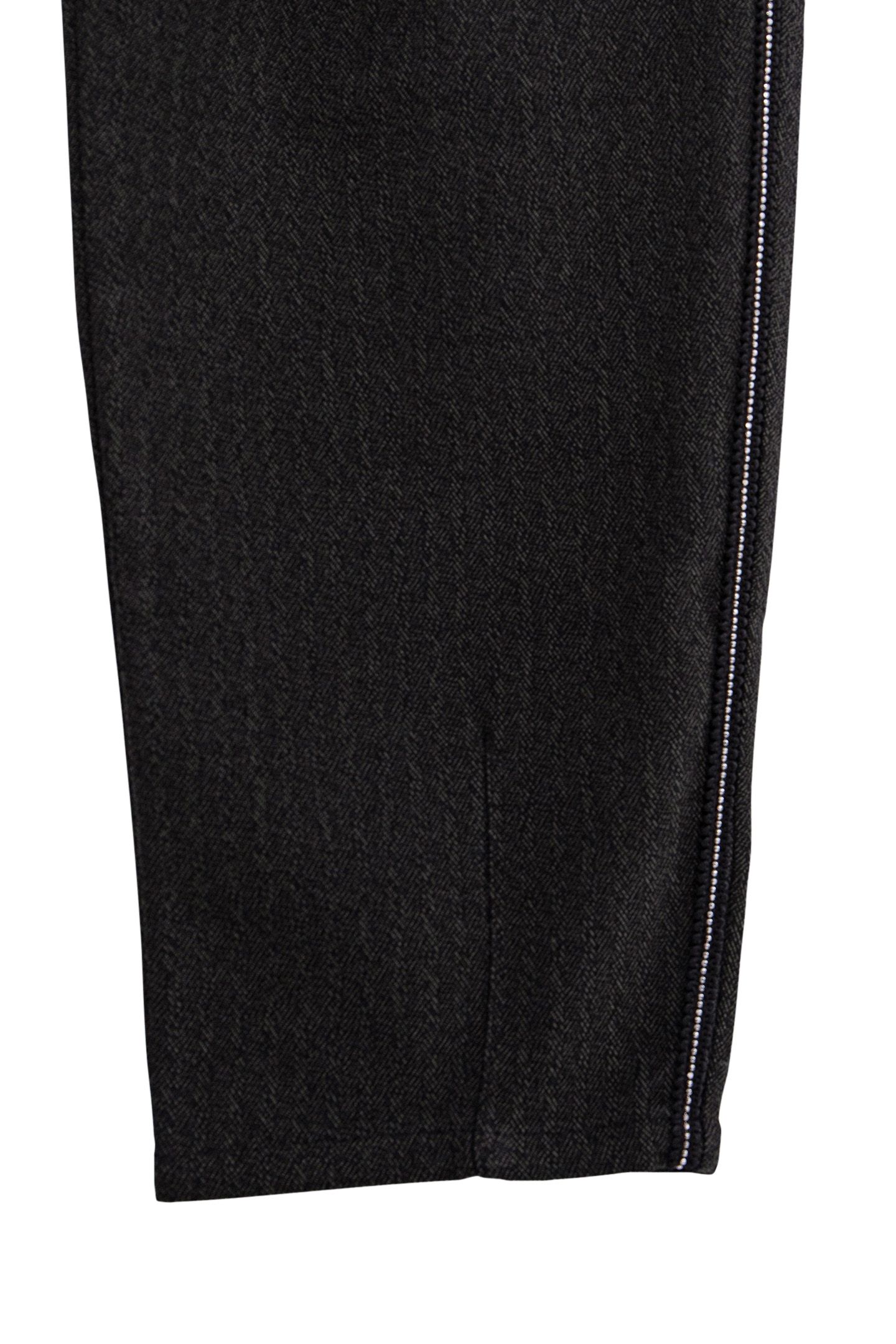 GIRL'S BLACK FAUX-UNI JEWEL-RIBBON PANTS 4