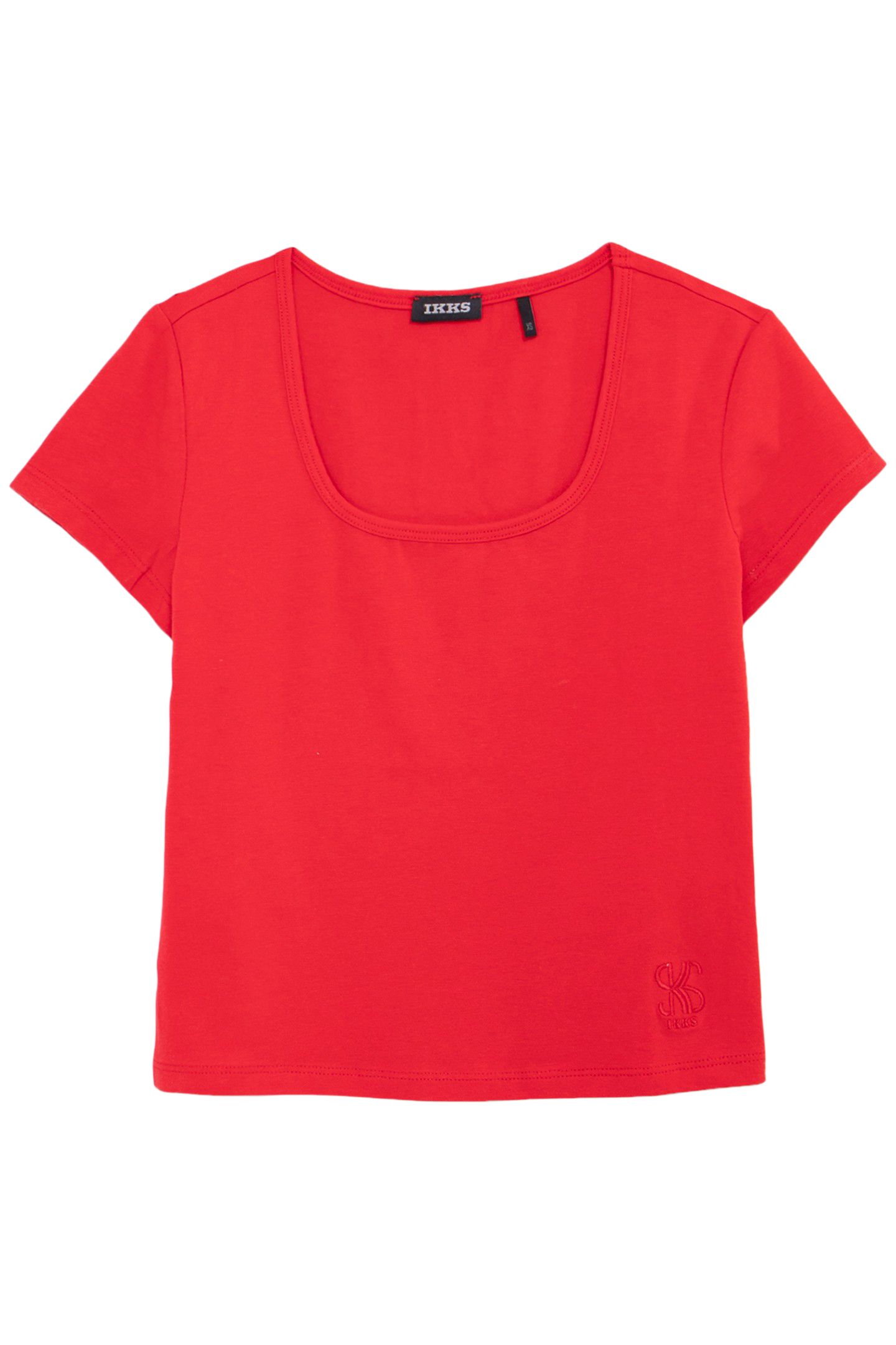 GIRL'S RED CROPPED T-SHIRT 1