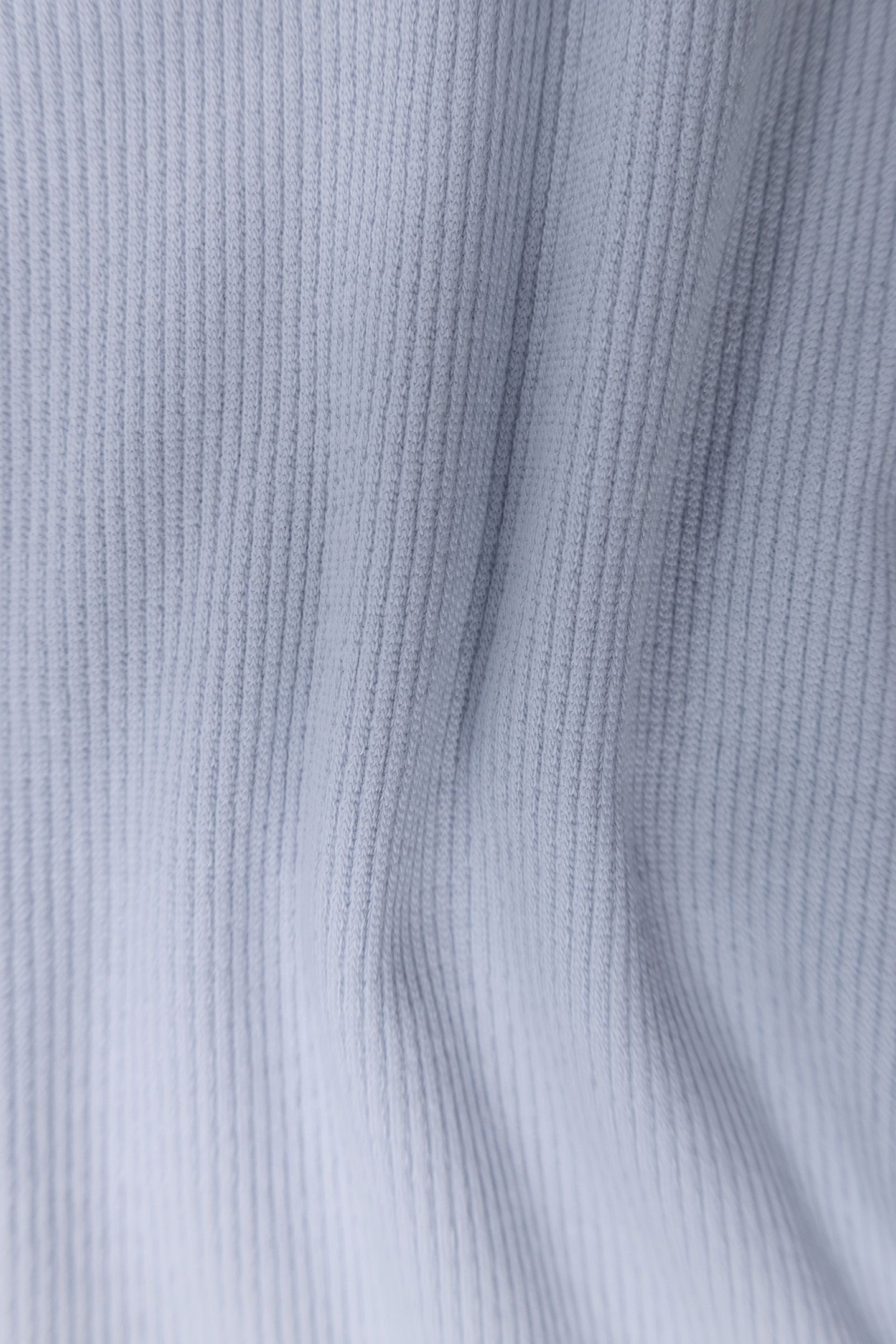 GIRLS' SKY-BLUE RIB-KNIT T-SHIRT 6