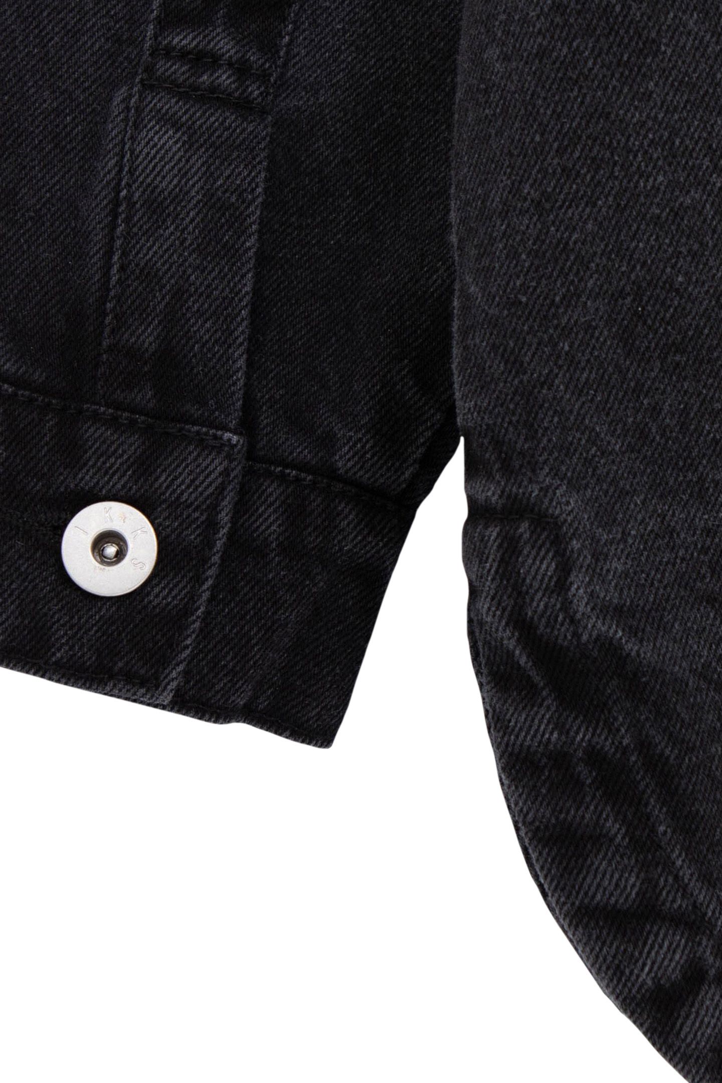 GREY DENIM SHIRT WATERLESS PATCH POCKETS GIRL 4