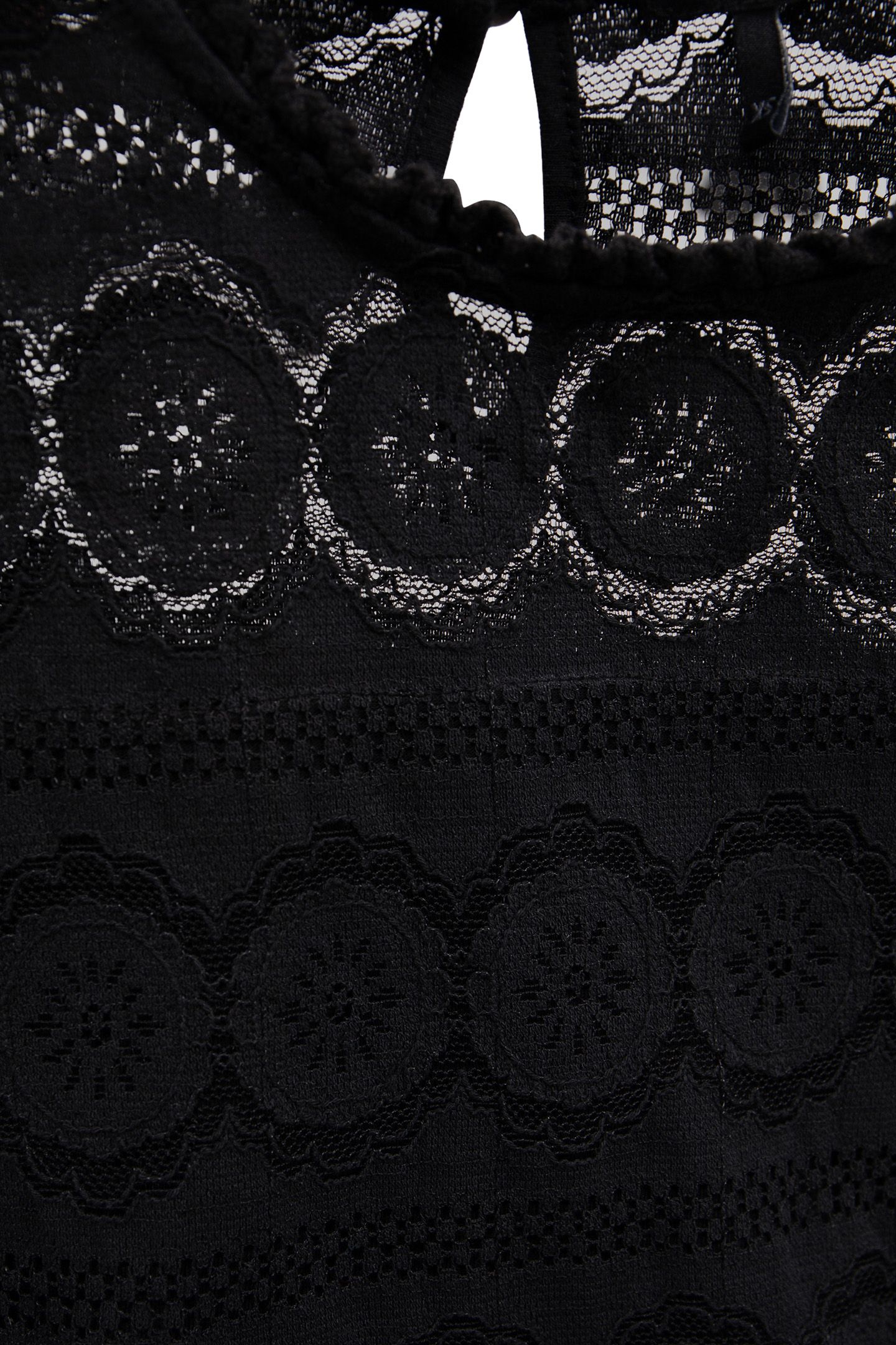 GIRL'S ALL-LACE BLACK DRESS 7