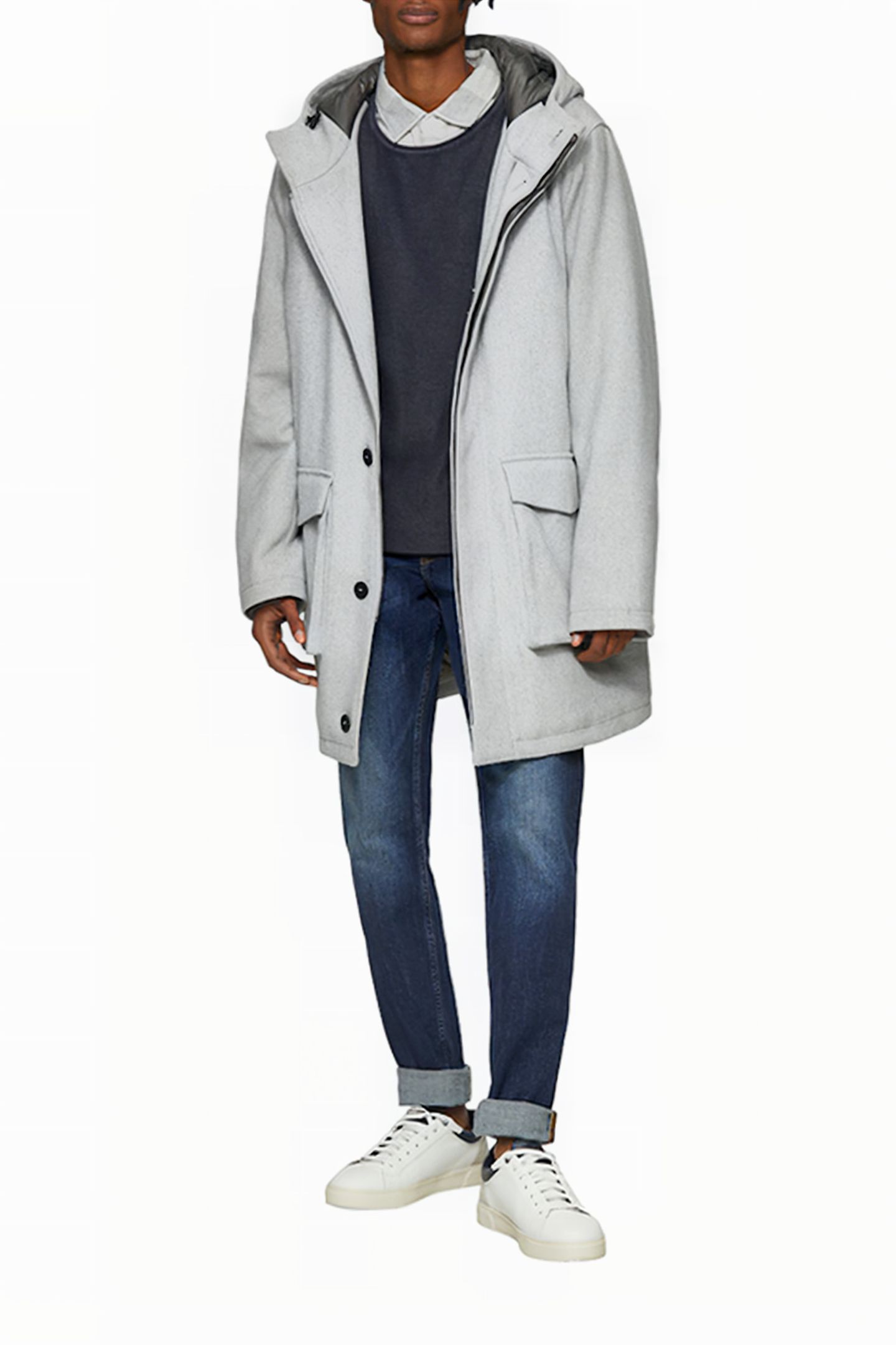 S. OLIVER-QS JACKETS OUTDOOR GREY/BLACK 2