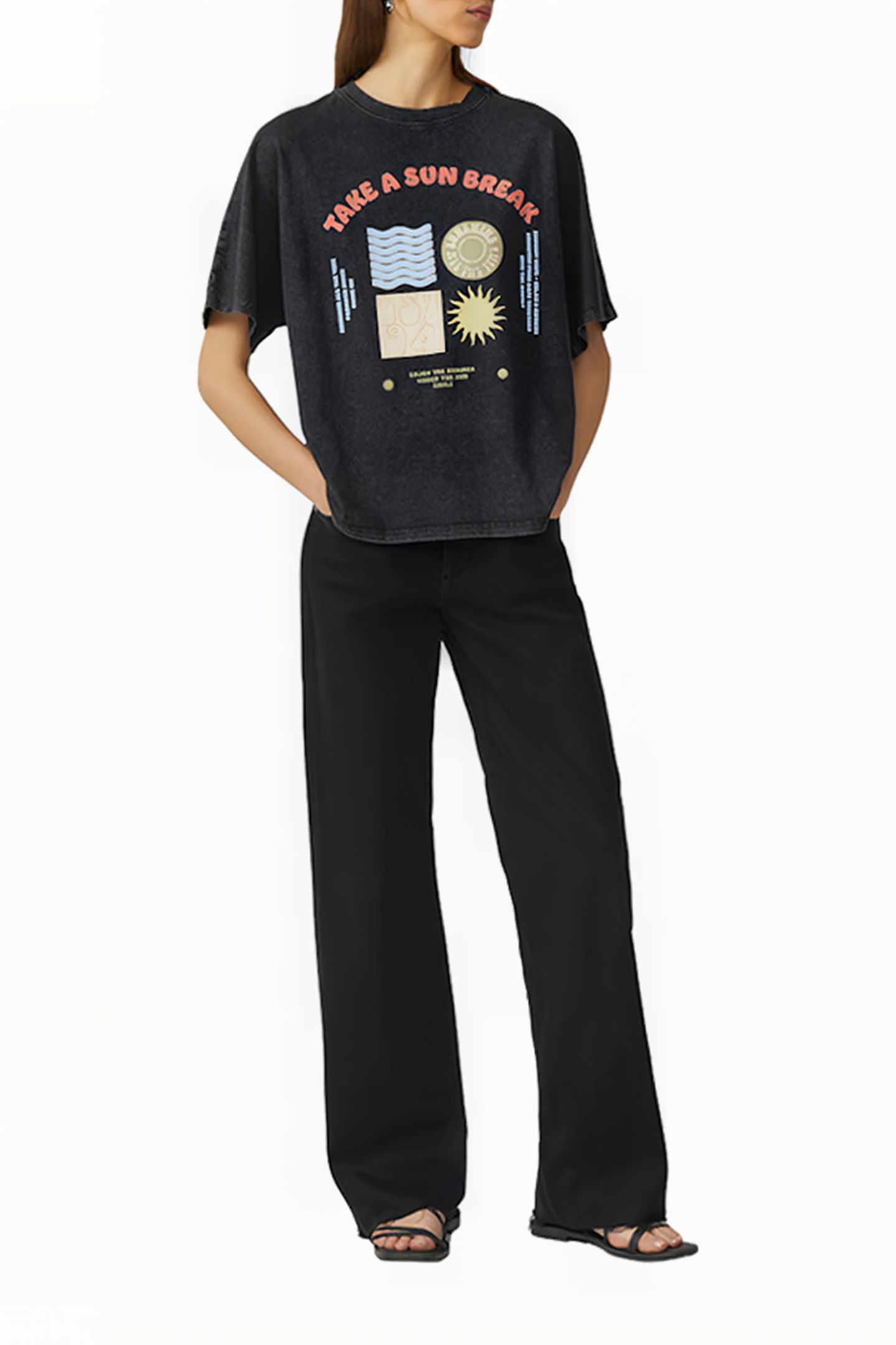 S.OLIVER-QS T-SHIRTS BLACK 2