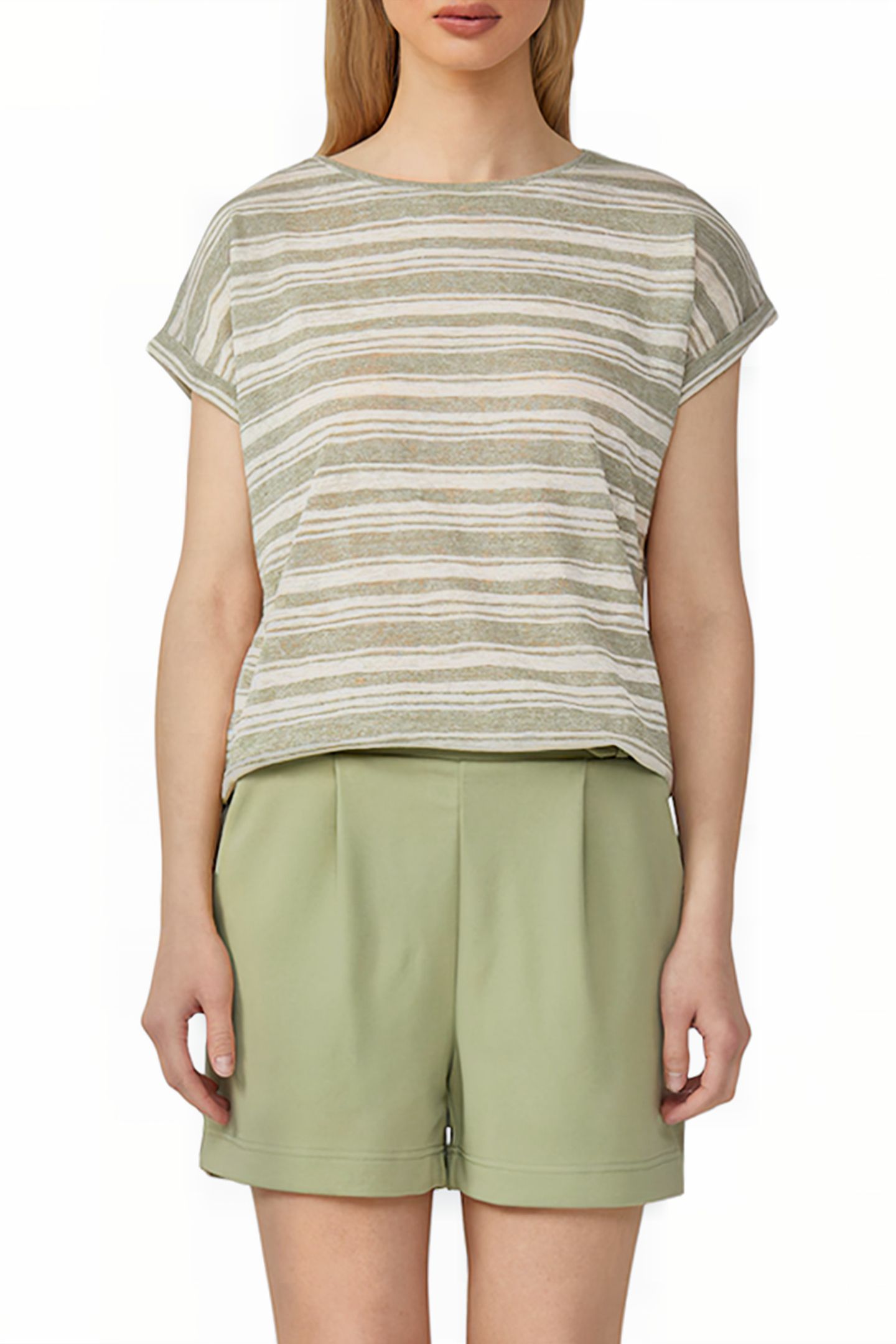 S.OLIVER-QS T-SHIRTS GREEN 1