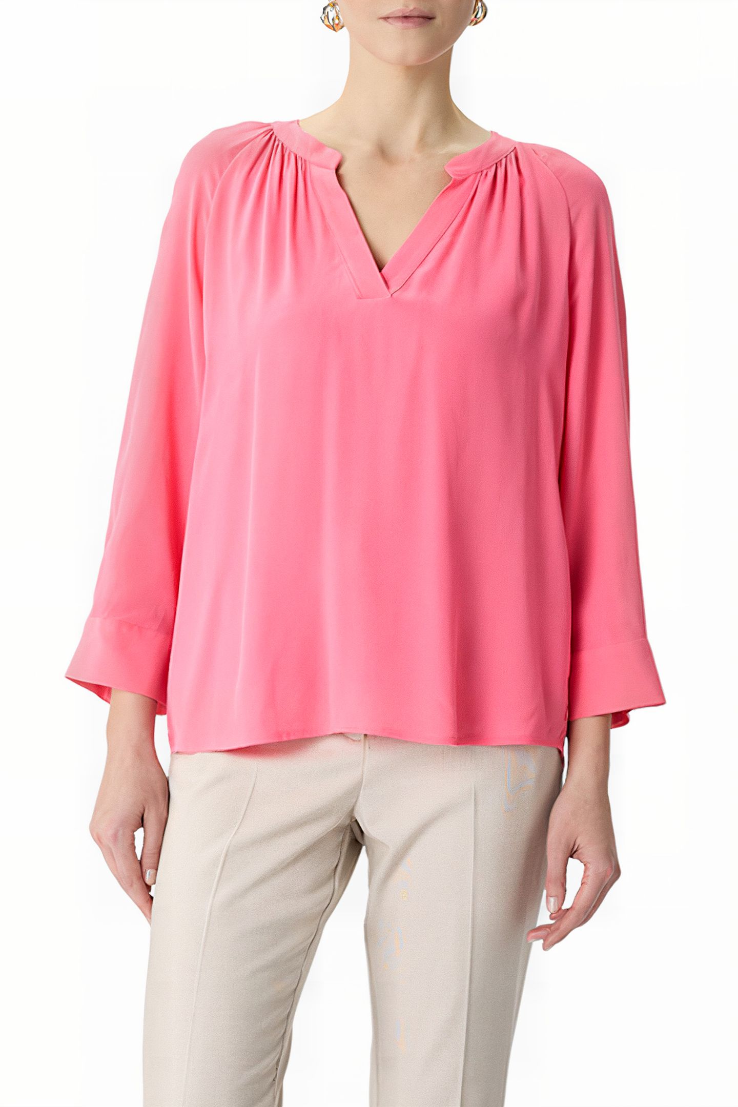 COMMA BLOUSES LILAC/PINK 1