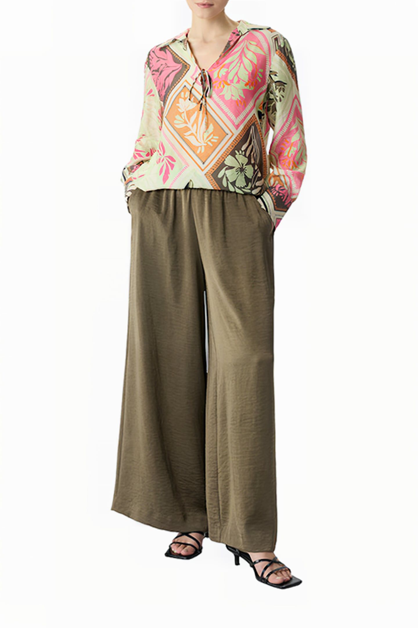 COMMA BLOUSES LILAC/PINK 2