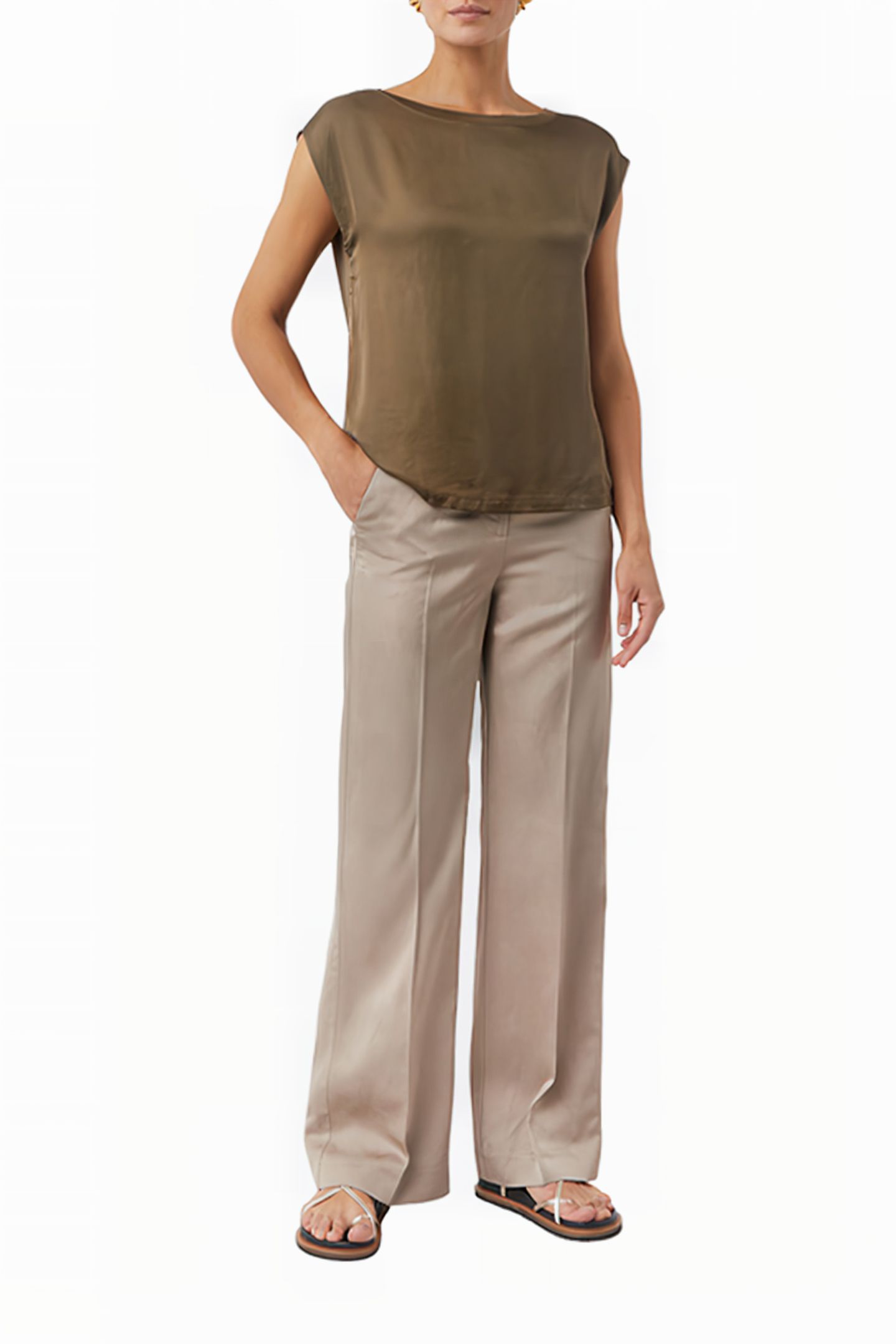 COMMA T-SHIRTS BROWN 2