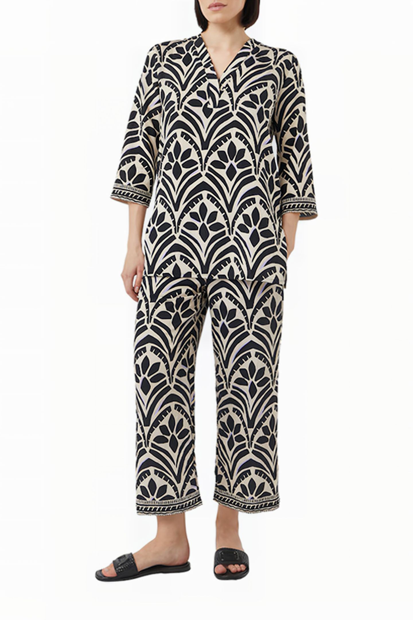 COMMA BLOUSES BLACK 2