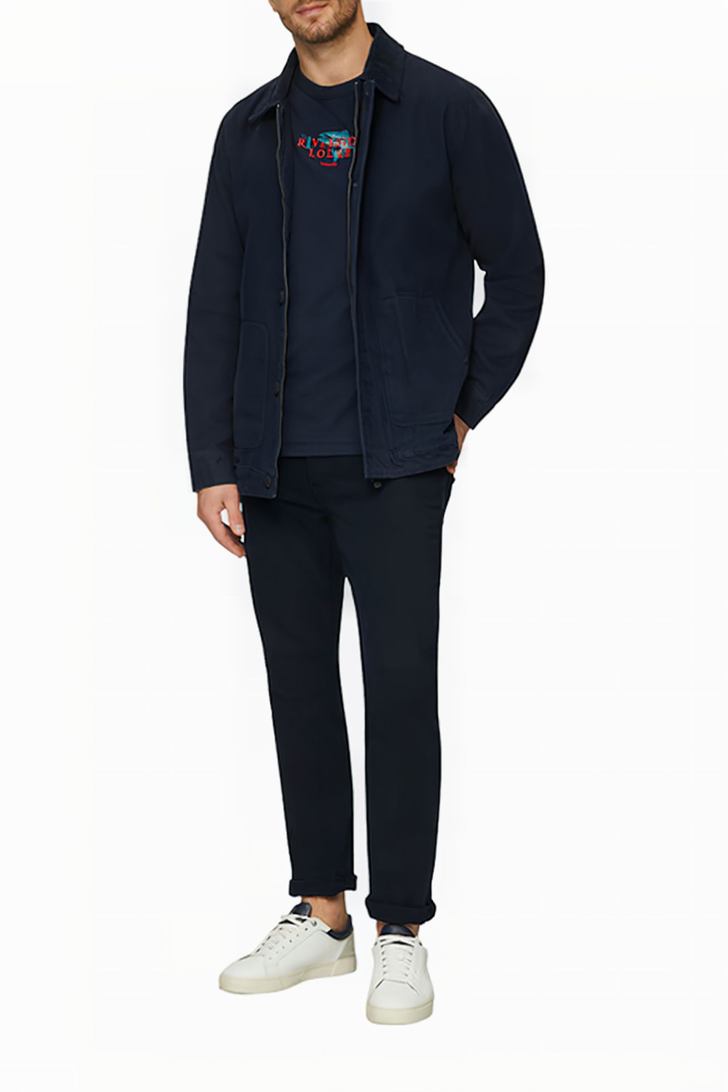 S.OLIVER PANTS BLUE MARINE 2