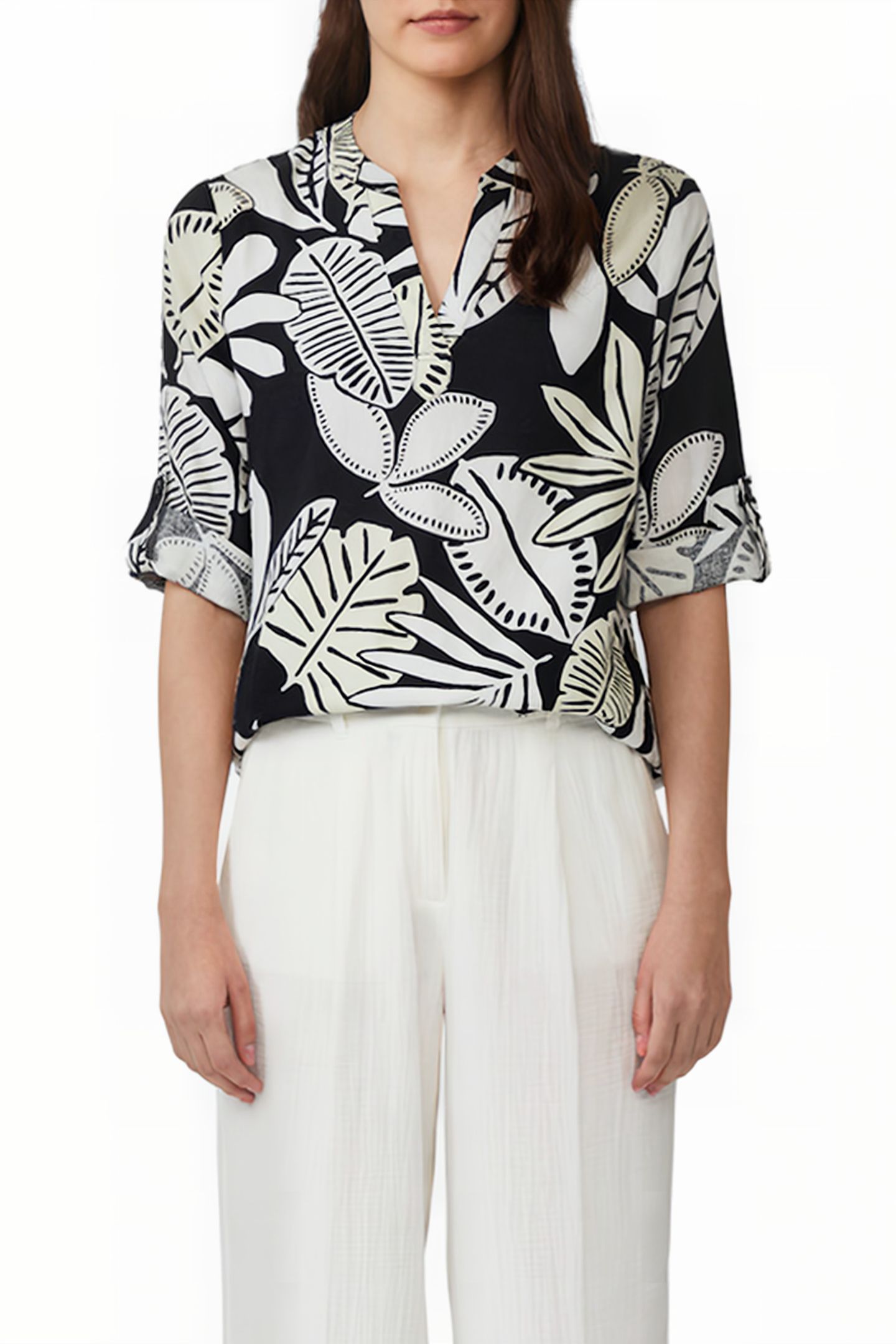 S.OLIVER BLOUSES BLACK 1