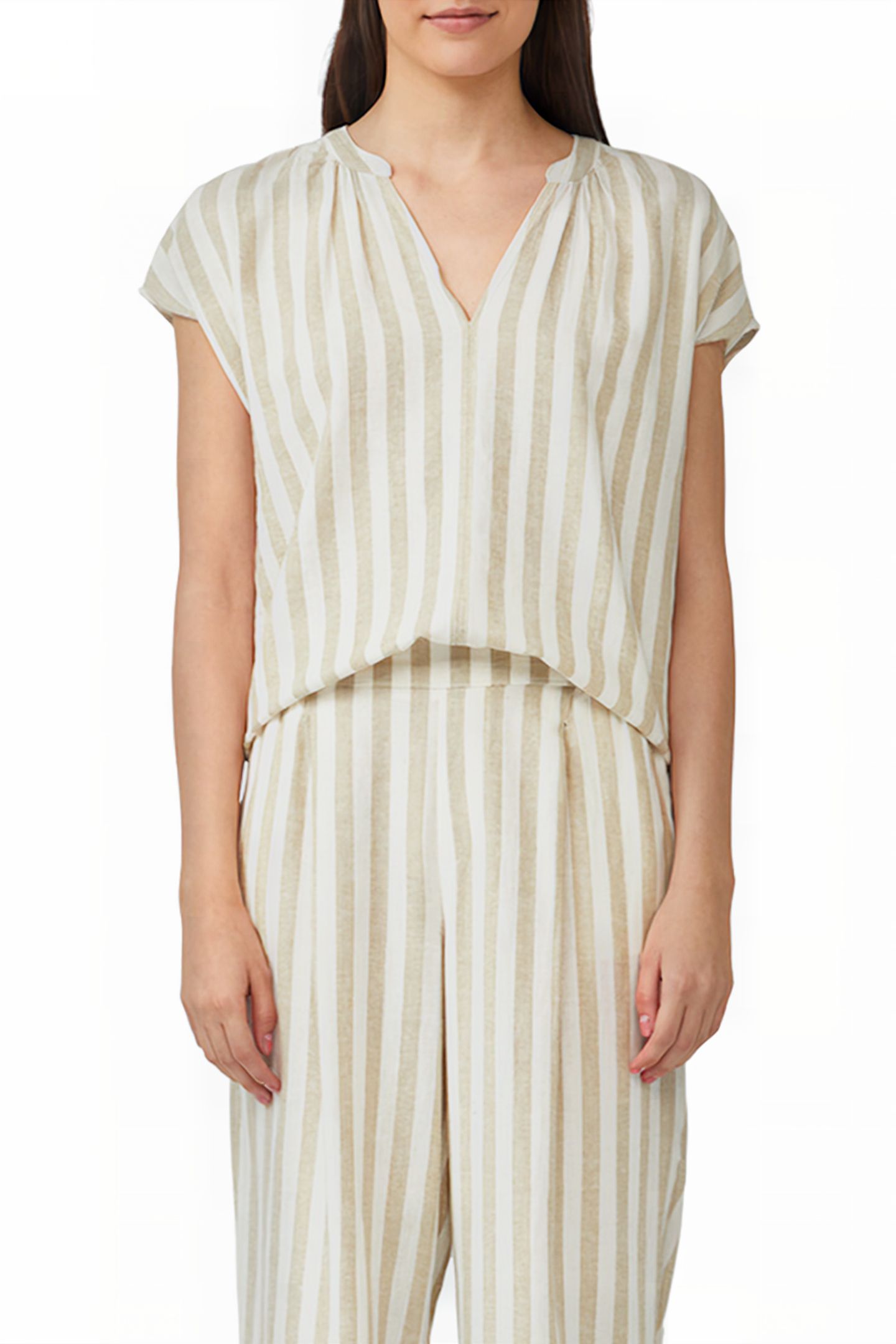 S.OLIVER BLOUSES BEIGE 1