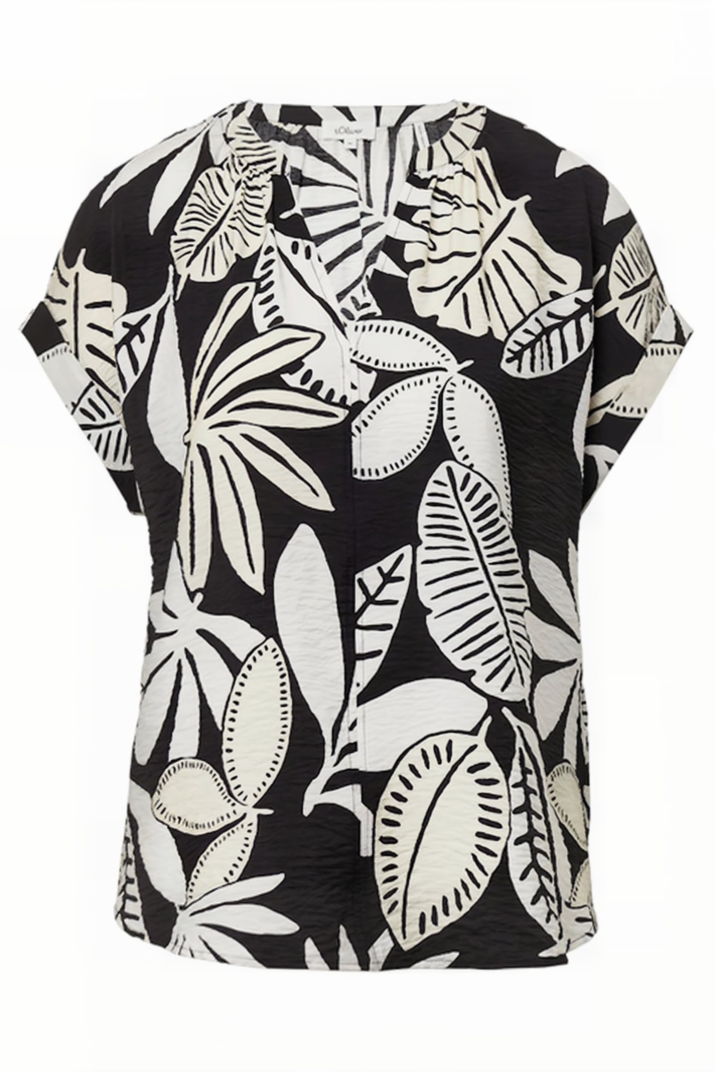 S.OLIVER BLOUSES BLACK 4